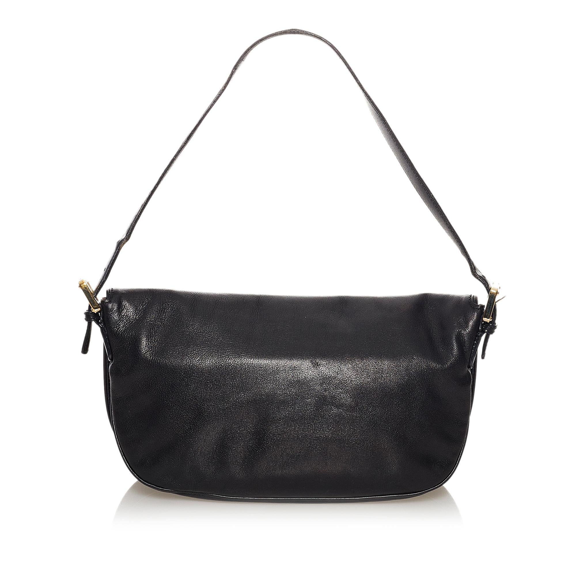 Gucci Britt Leather Shoulder Bag (SHG-32298)