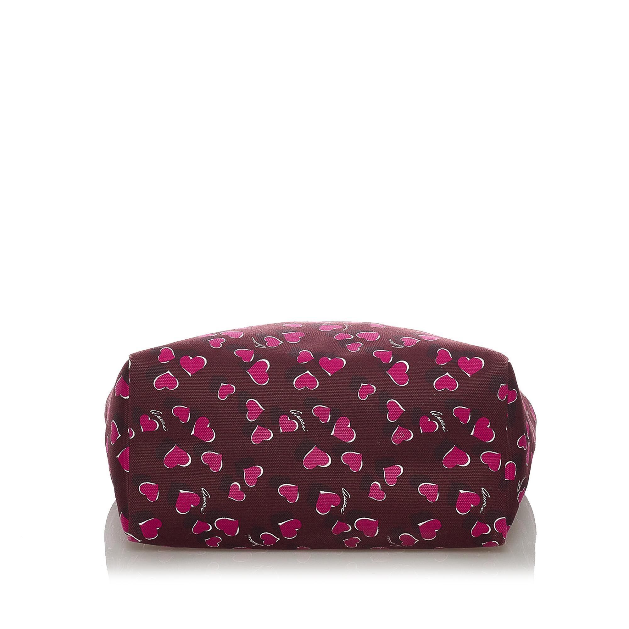 Gucci Canvas Heartbeat Tote Bag (SHG-28908)