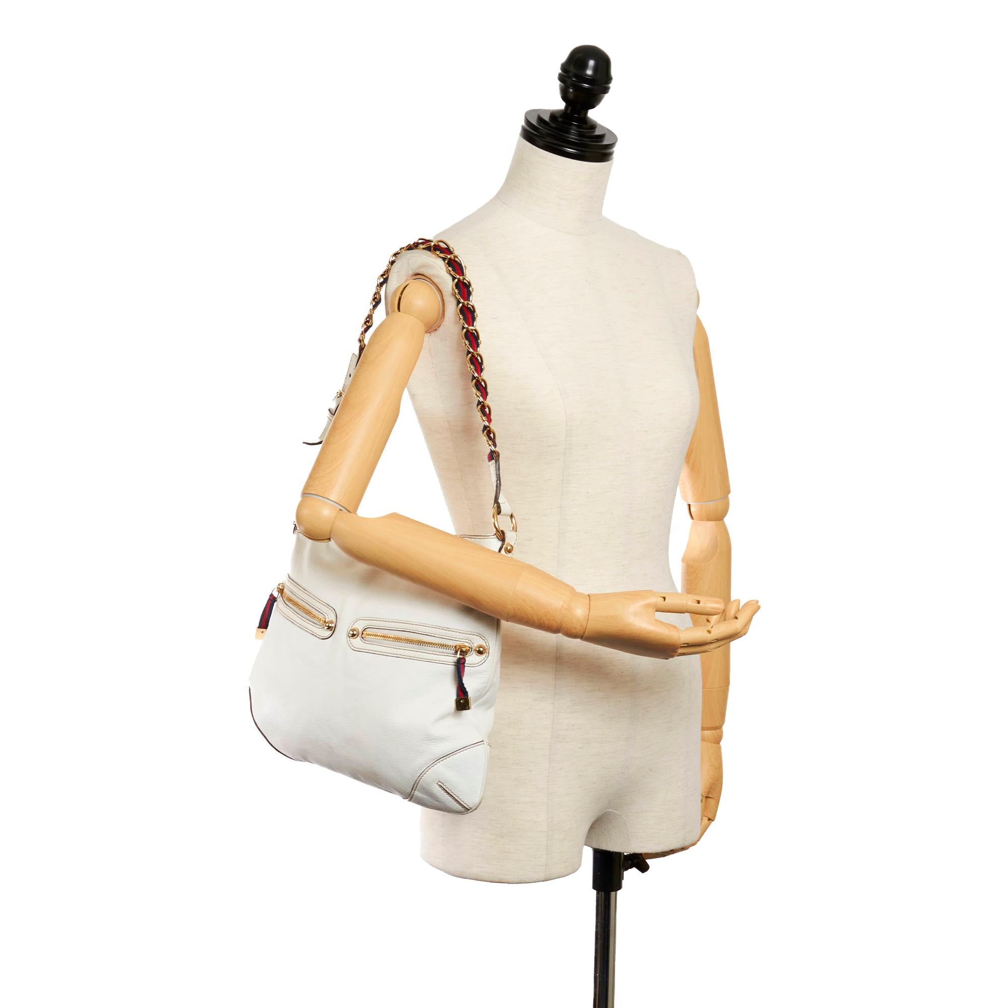 Gucci Capri Ranch Kid Leather Hobo Bag (SHG-37210)