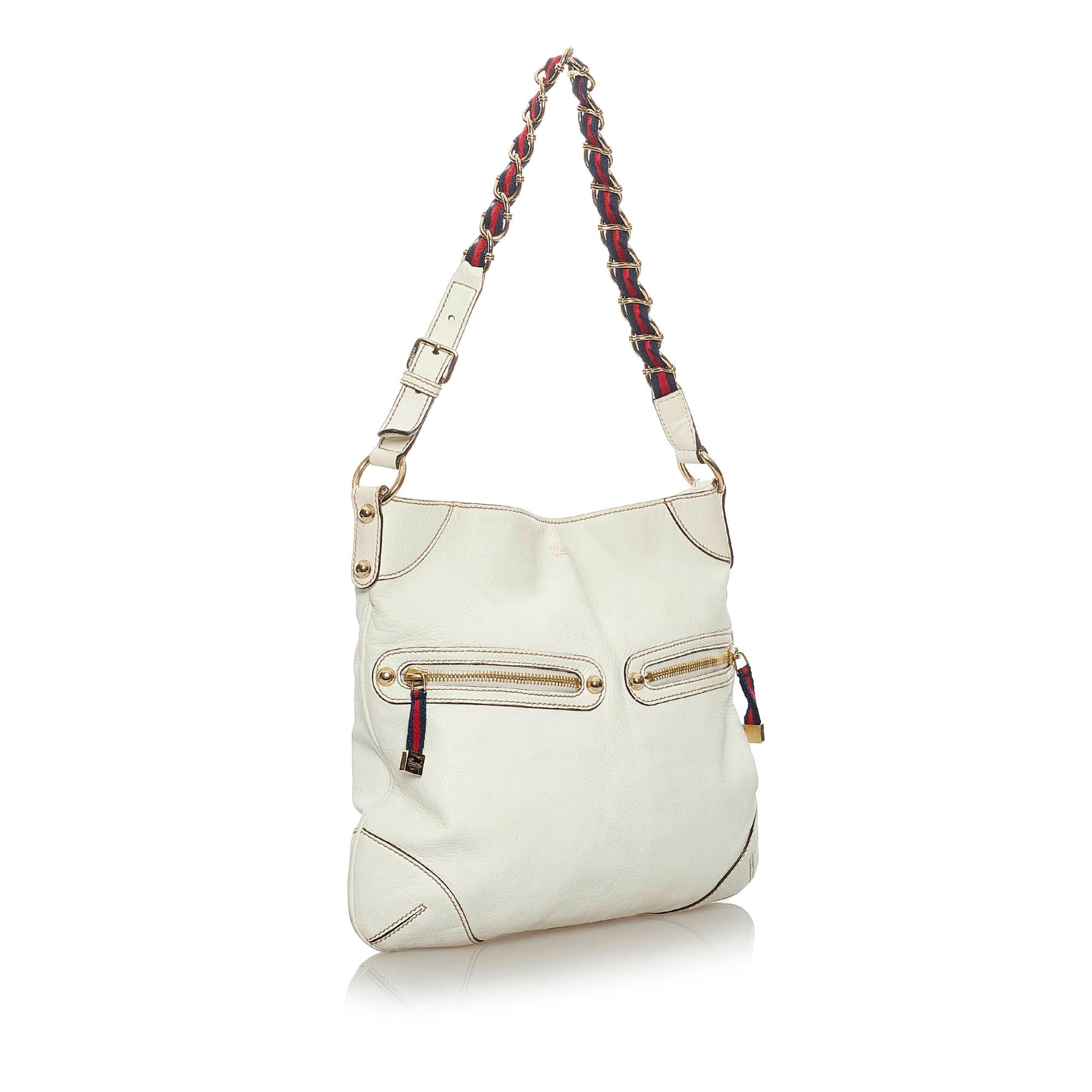 Gucci Capri Ranch Kid Leather Hobo Bag (SHG-37210)