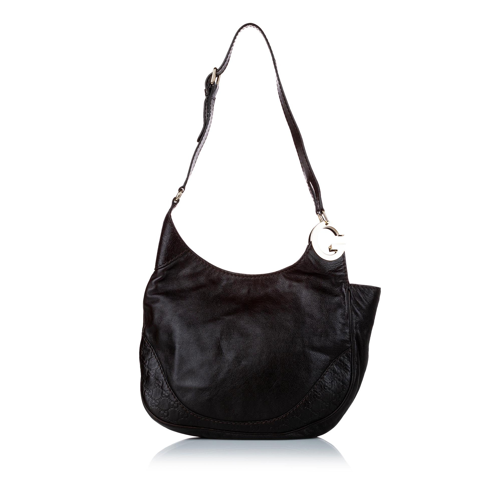 Gucci Charlotte Leather Shoulder Bag (SHG-29326)