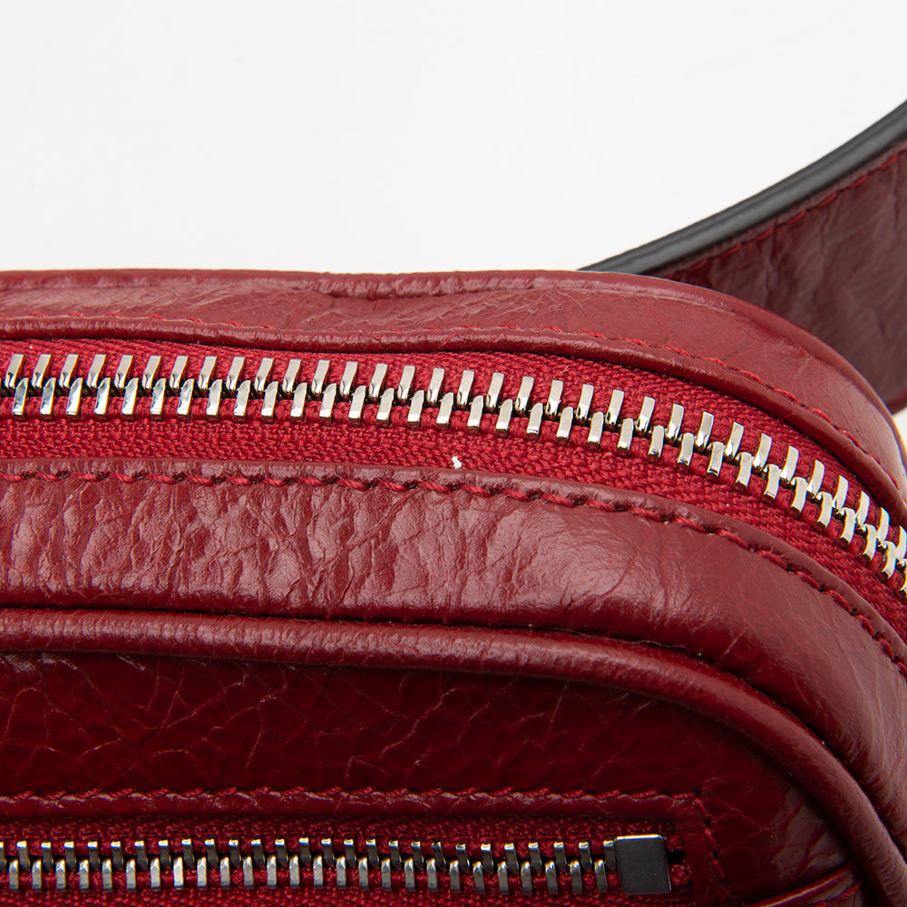 Gucci Cracked Calfskin Morpheus Belt Bag - Size 28 / 70 (SHF-12356)