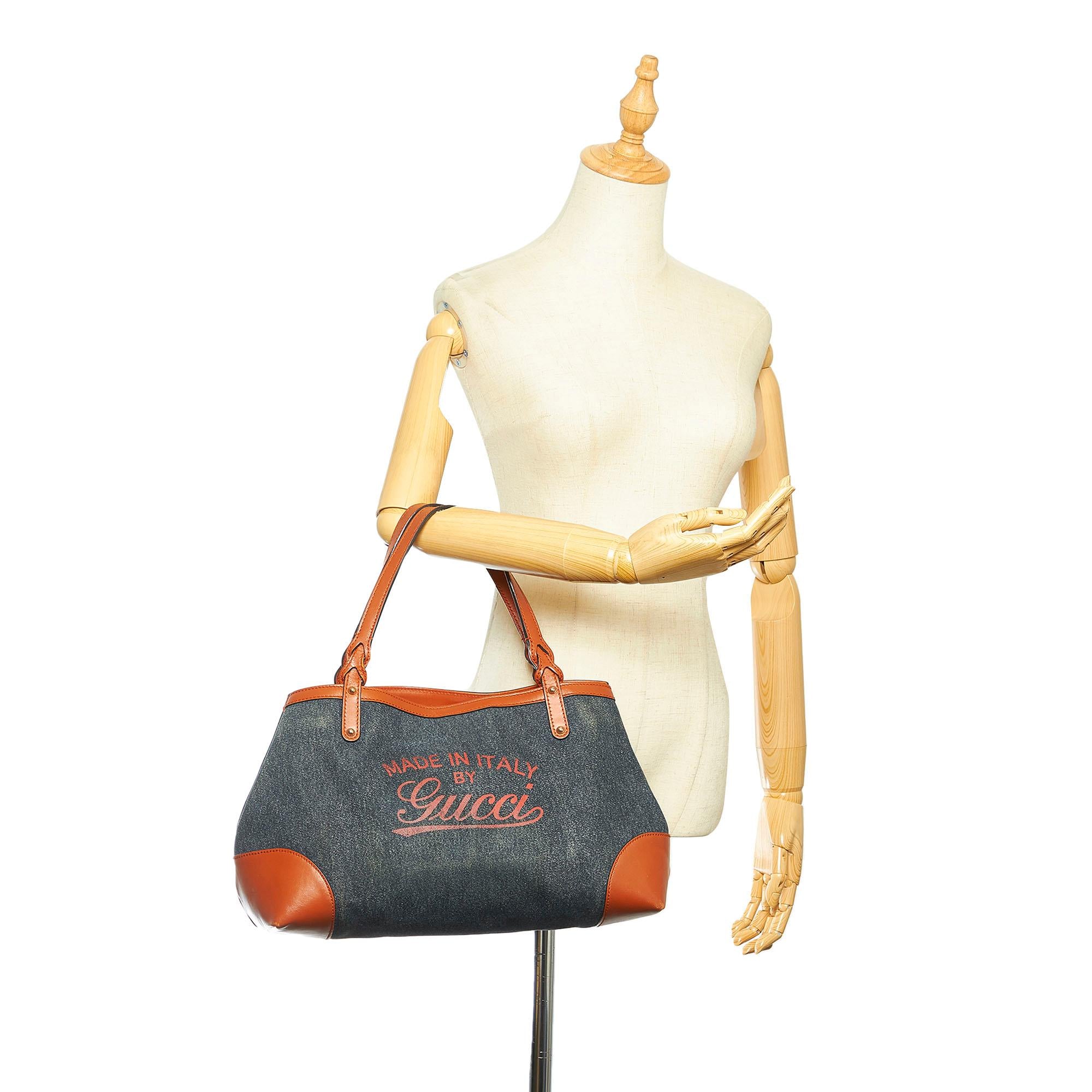 Gucci Craft Denim Tote Bag (SHG-22337)