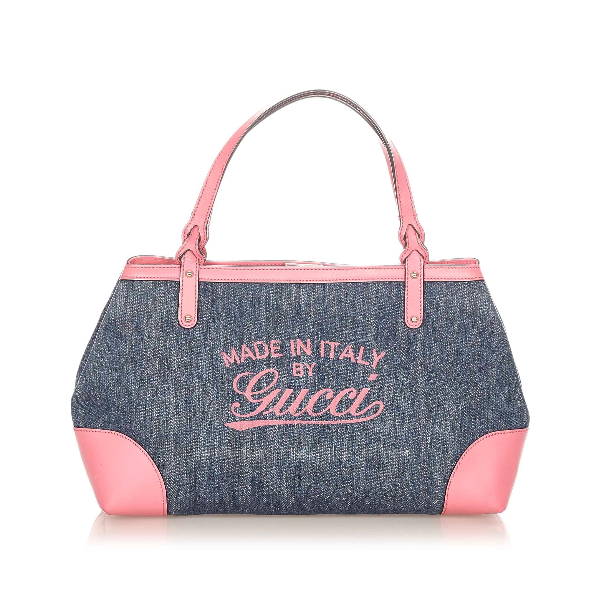 Gucci Craft Denim Tote Bag (SHG-31656)