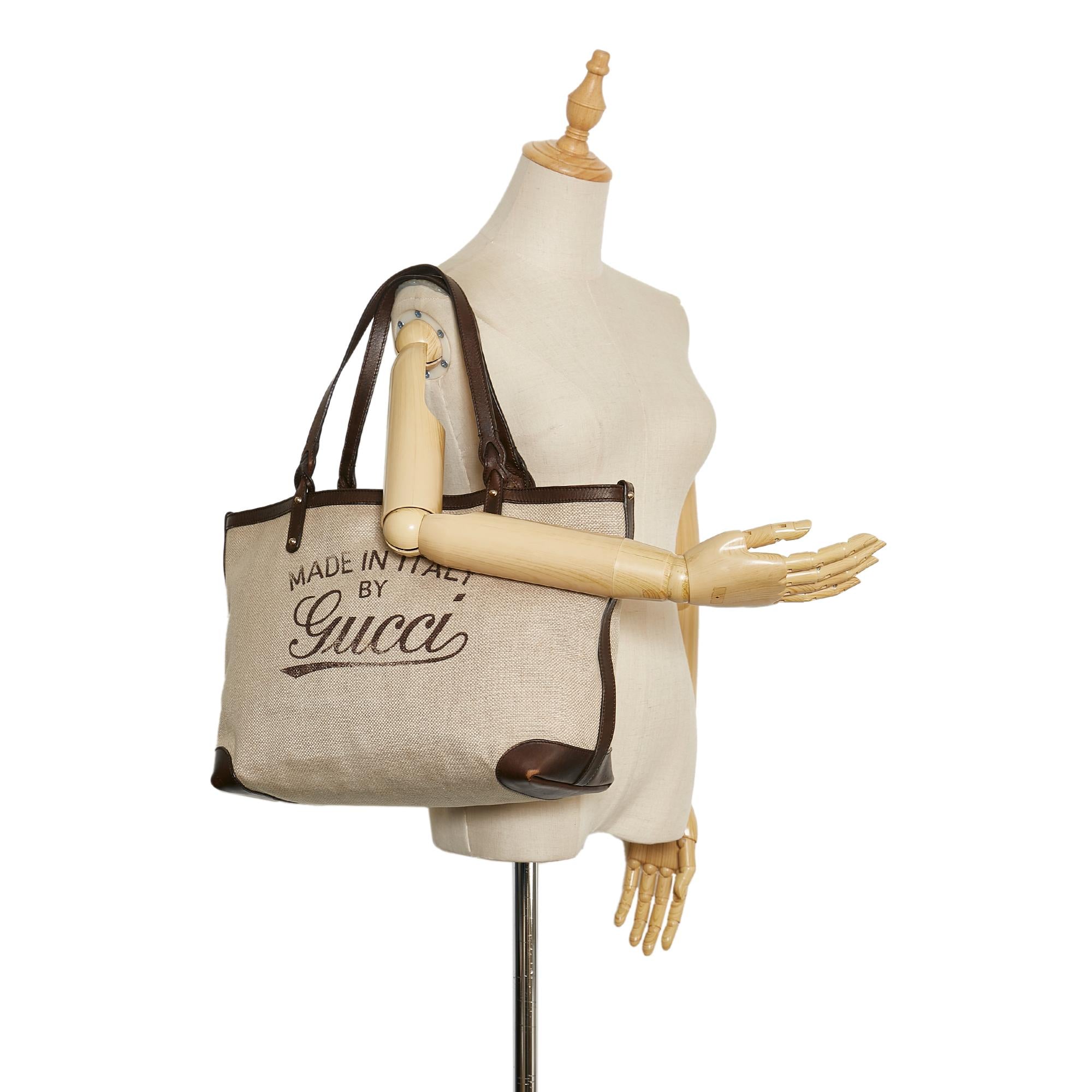 Gucci Craft Logo Tote Bag (SHG-35726)