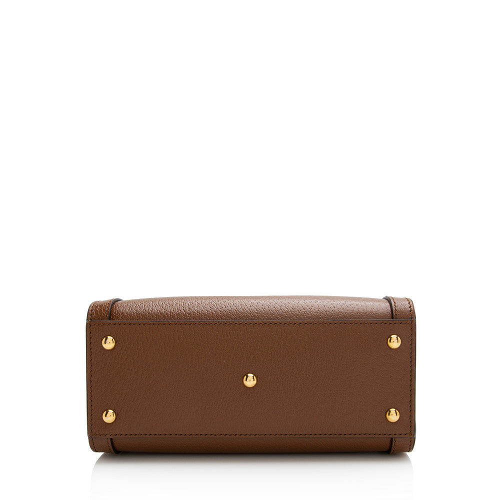 Gucci Cuir Leather Diana Mini Tote (SHF-22056)