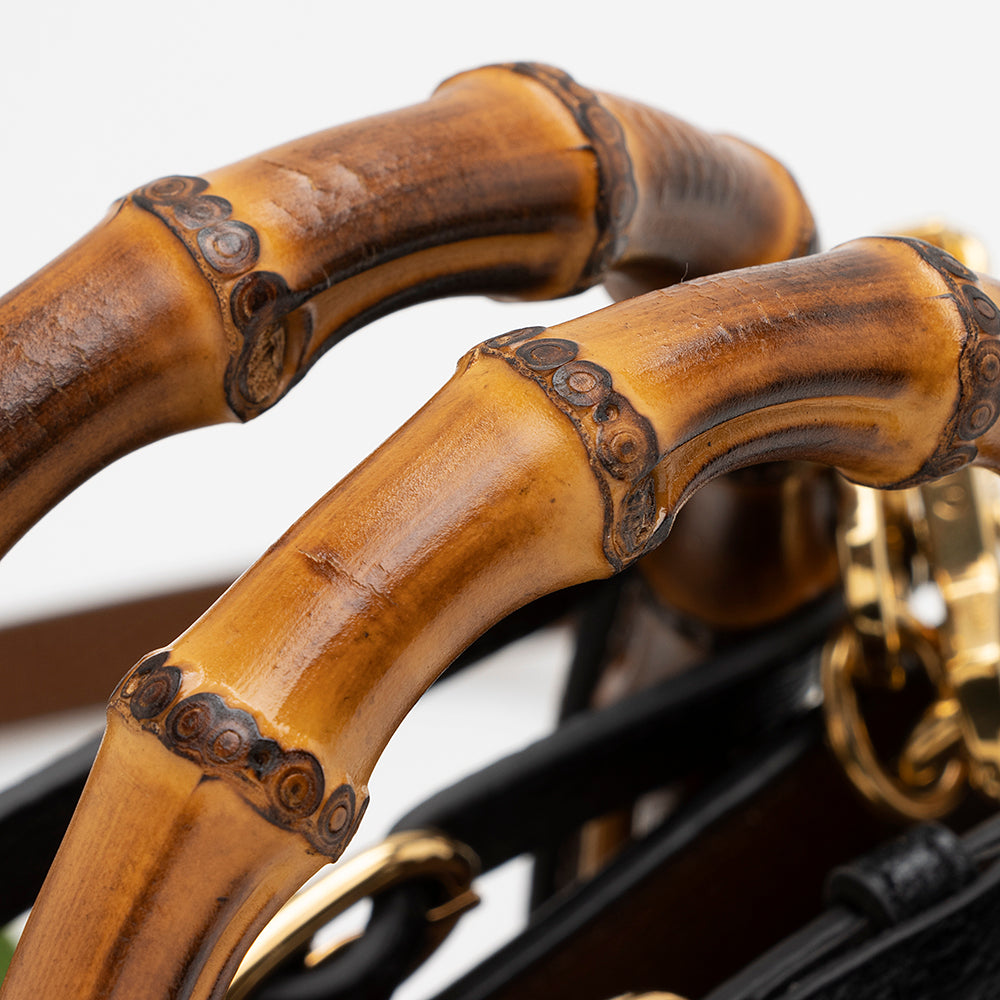 Gucci Cuir Leather Diana Mini Tote (SHF-22056)