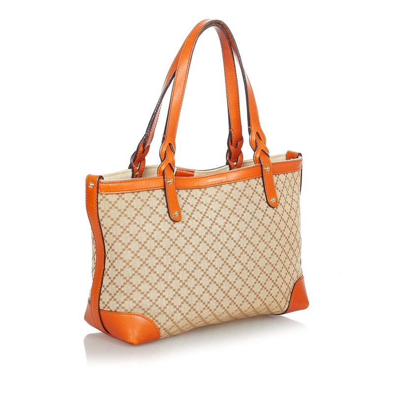 Gucci Diamante Craft Canvas Tote Bag (SHG-24194)