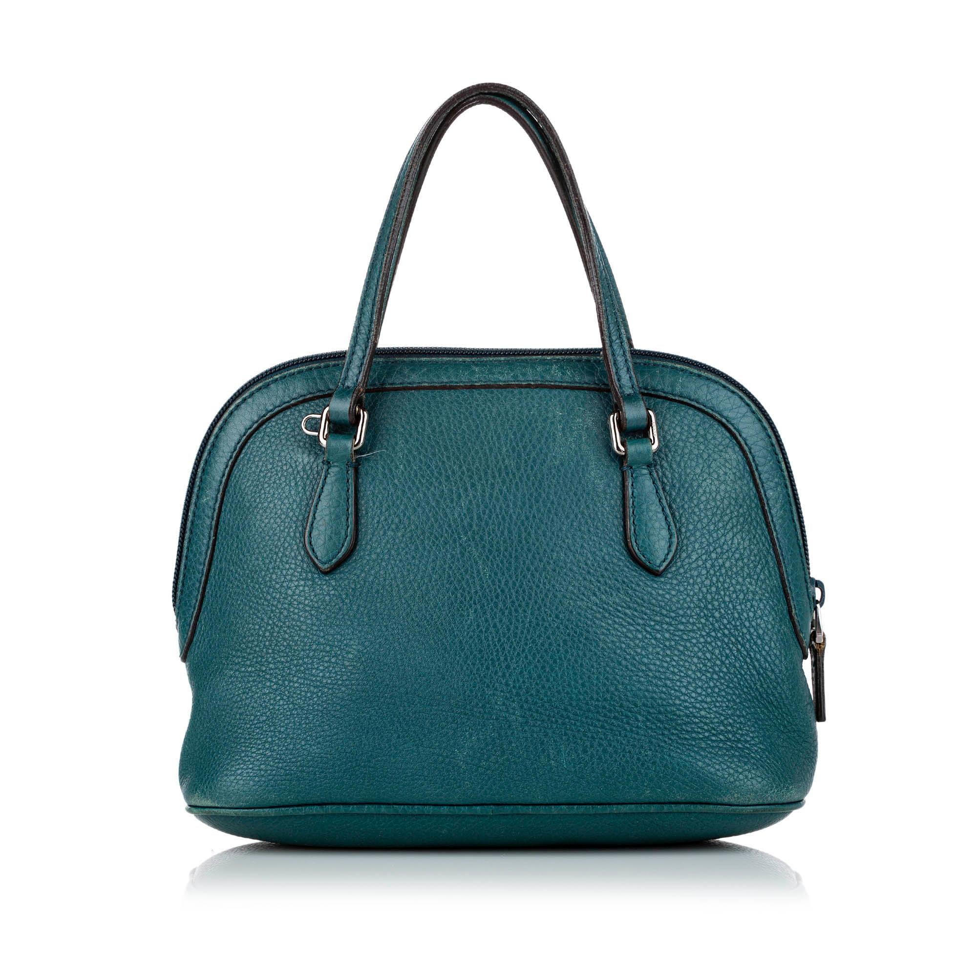 Gucci Dome Leather Satchel (SHG-32153)