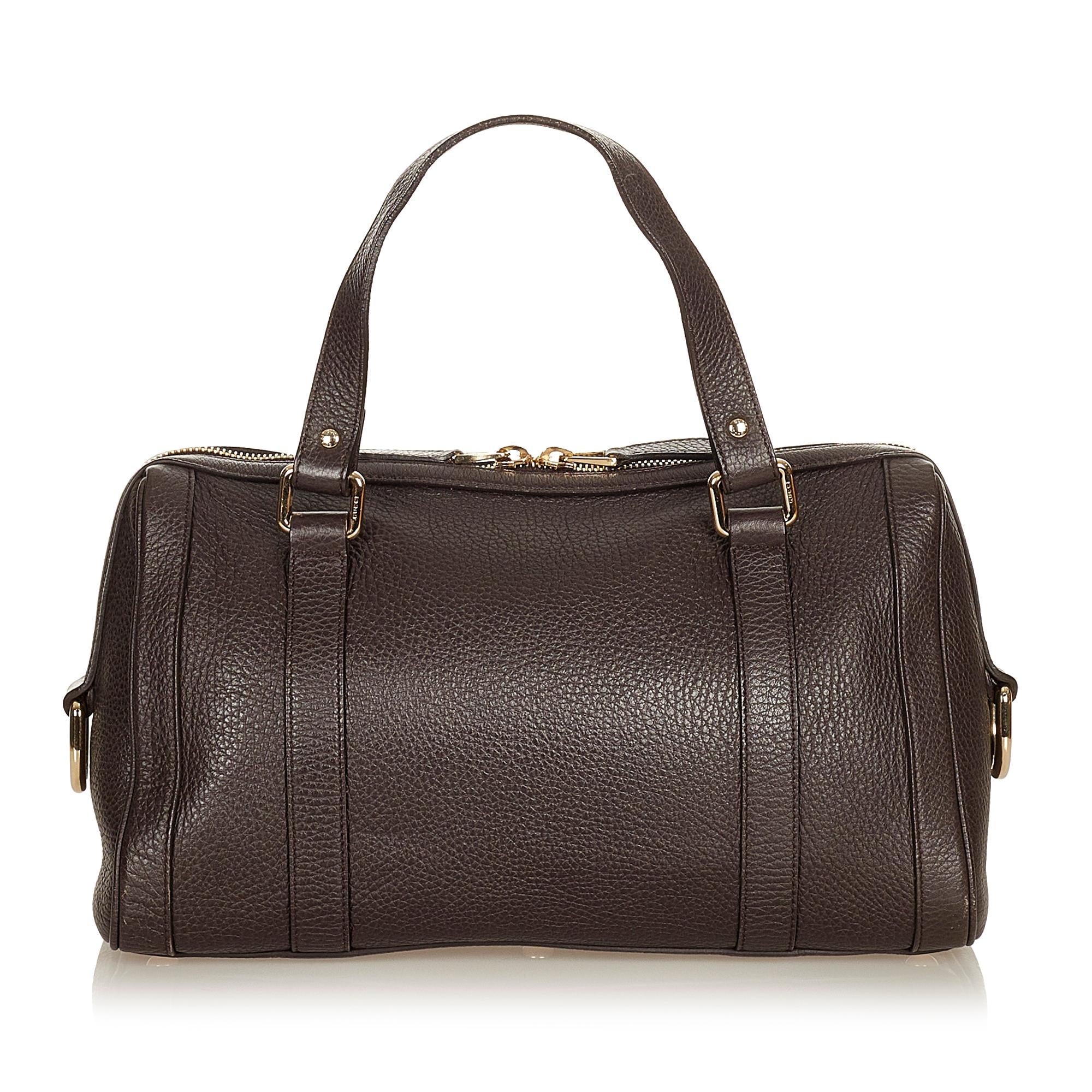 Gucci Duchessa Leather Satchel (SHG-27181)