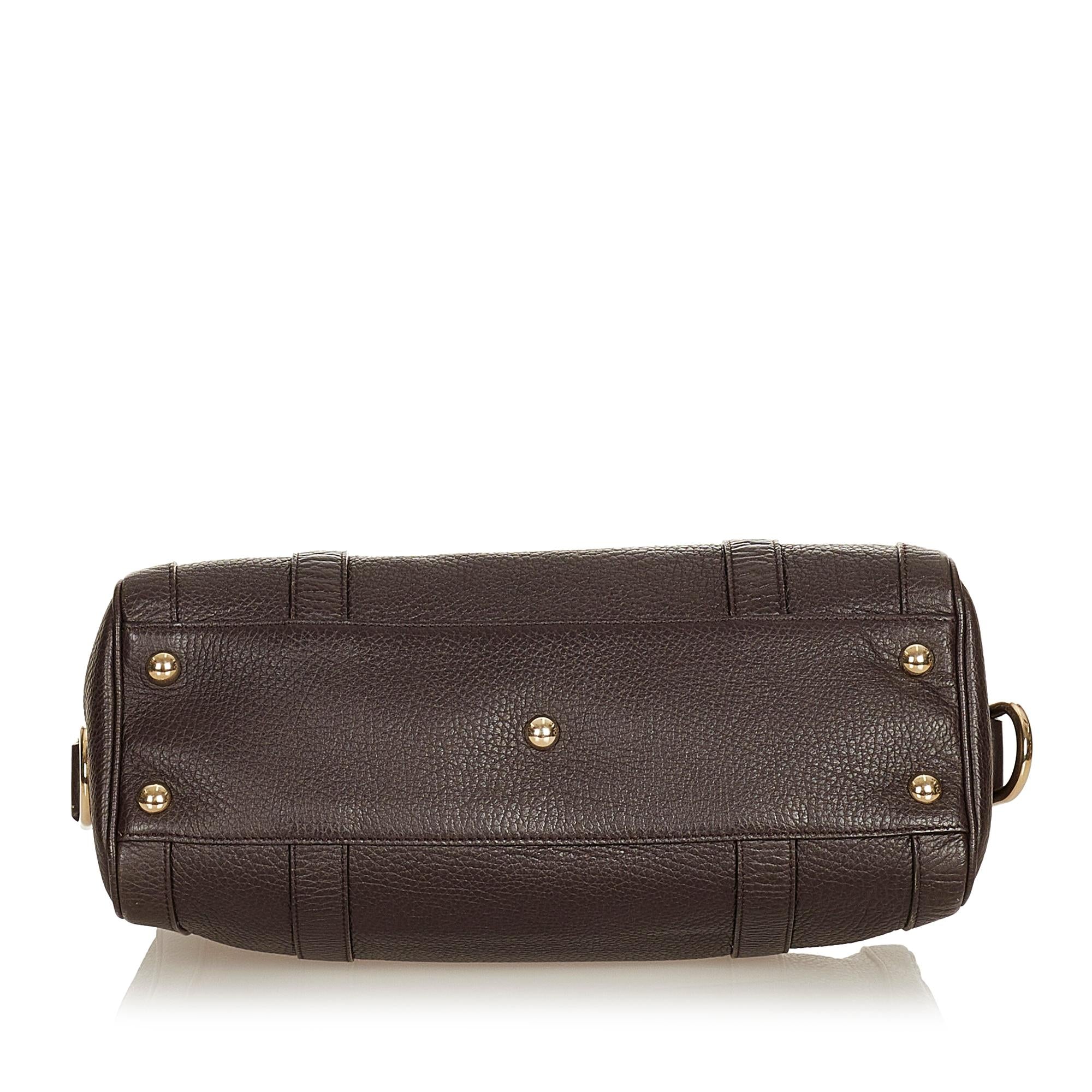 Gucci Duchessa Leather Satchel (SHG-27181)