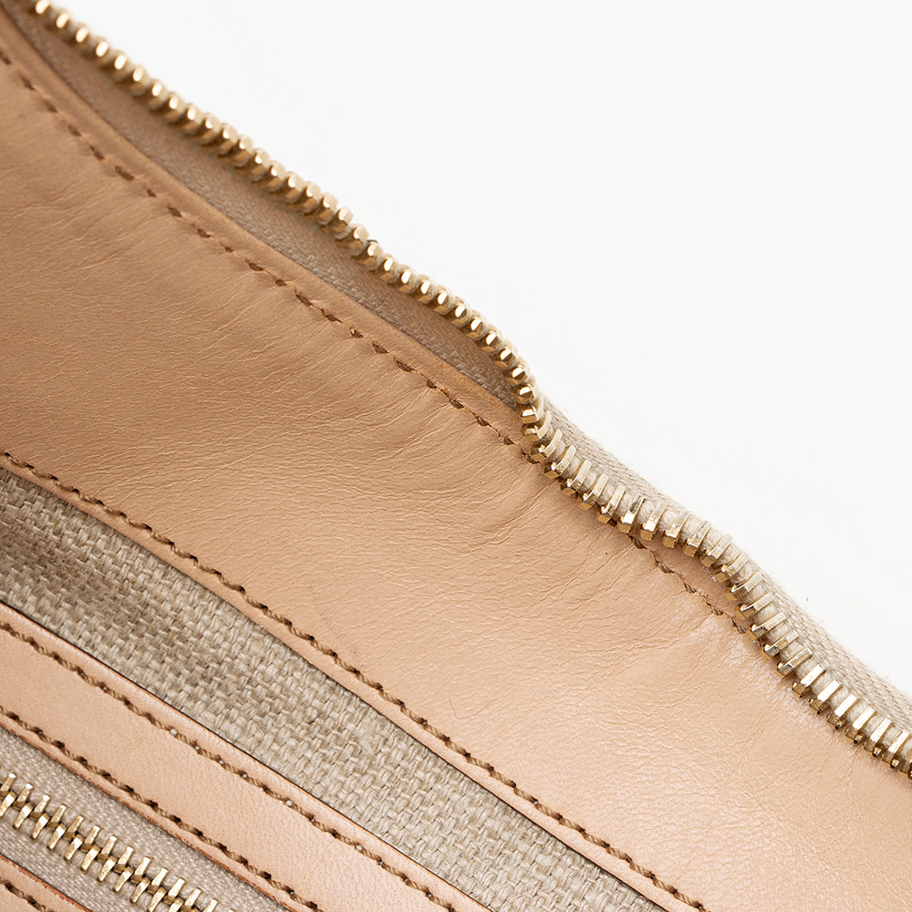 Gucci Flora Bamboo Half Moon Medium Hobo (SHF-19663)