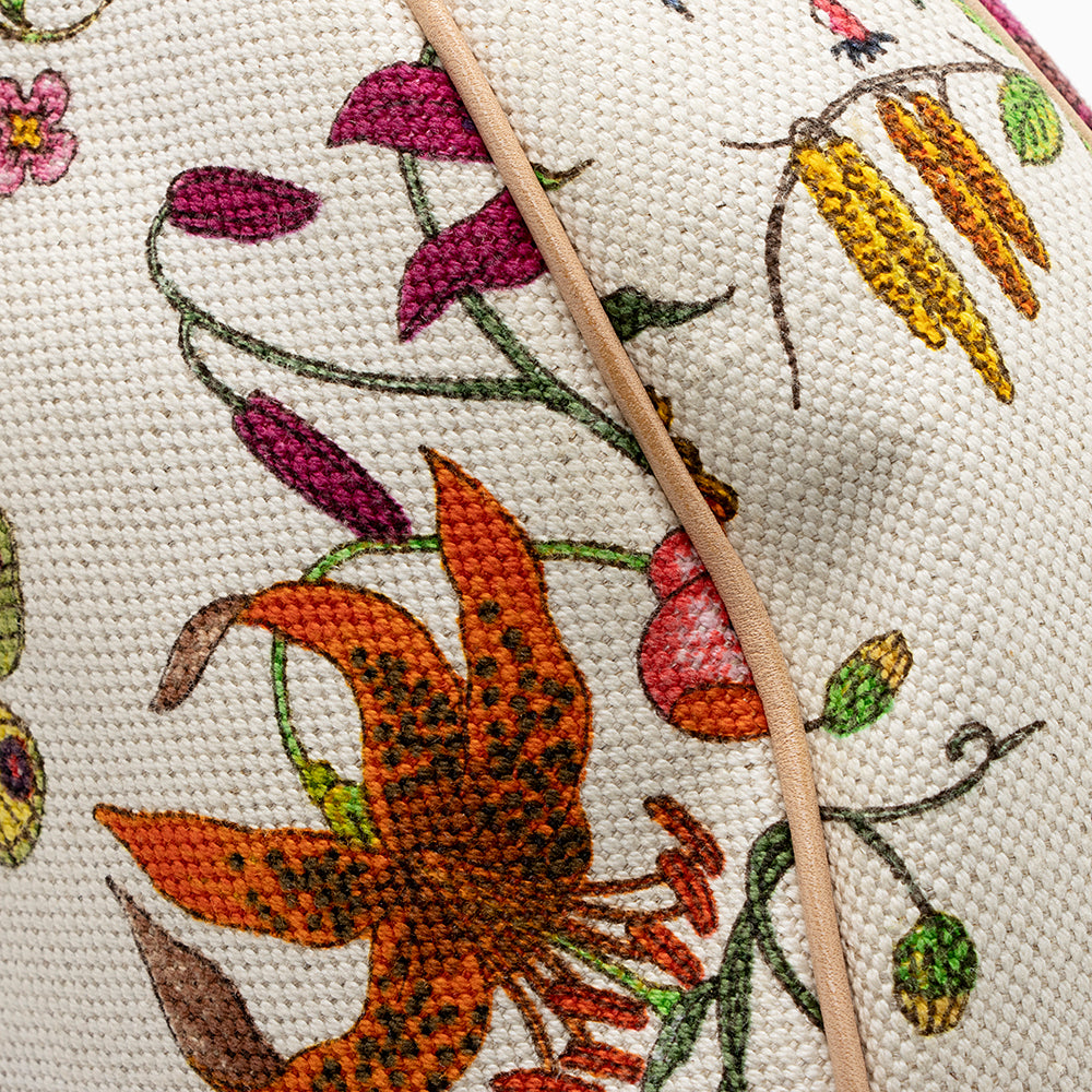 Gucci Flora Bamboo Half Moon Medium Hobo (SHF-19663)