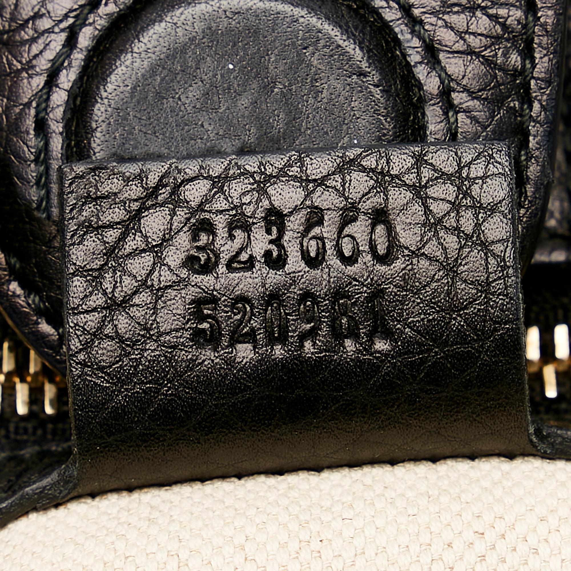 Gucci Flora Knight Bamboo Shopper (SHG-36705)