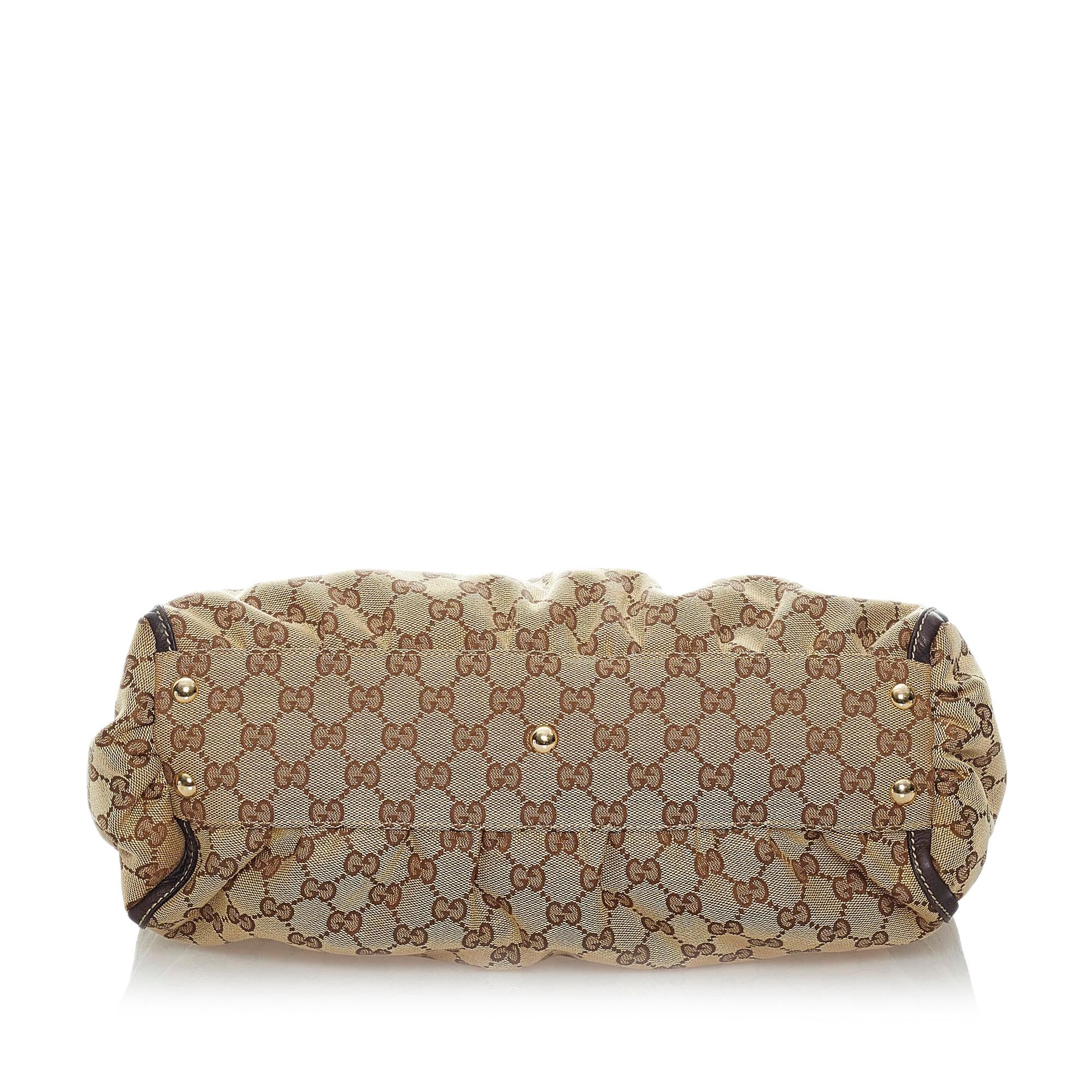 Gucci GG Abbey-D Ring Canvas Tote Bag (SHG-30364)