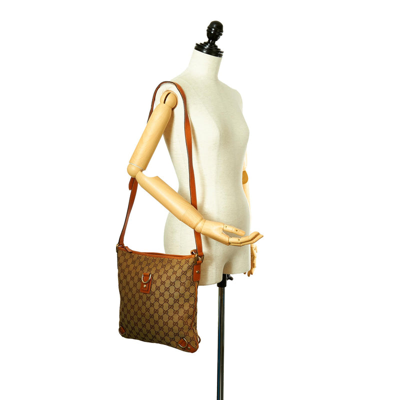 Gucci GG Canvas Abbey D-Ring Crossbody Bag (SHG-26539)