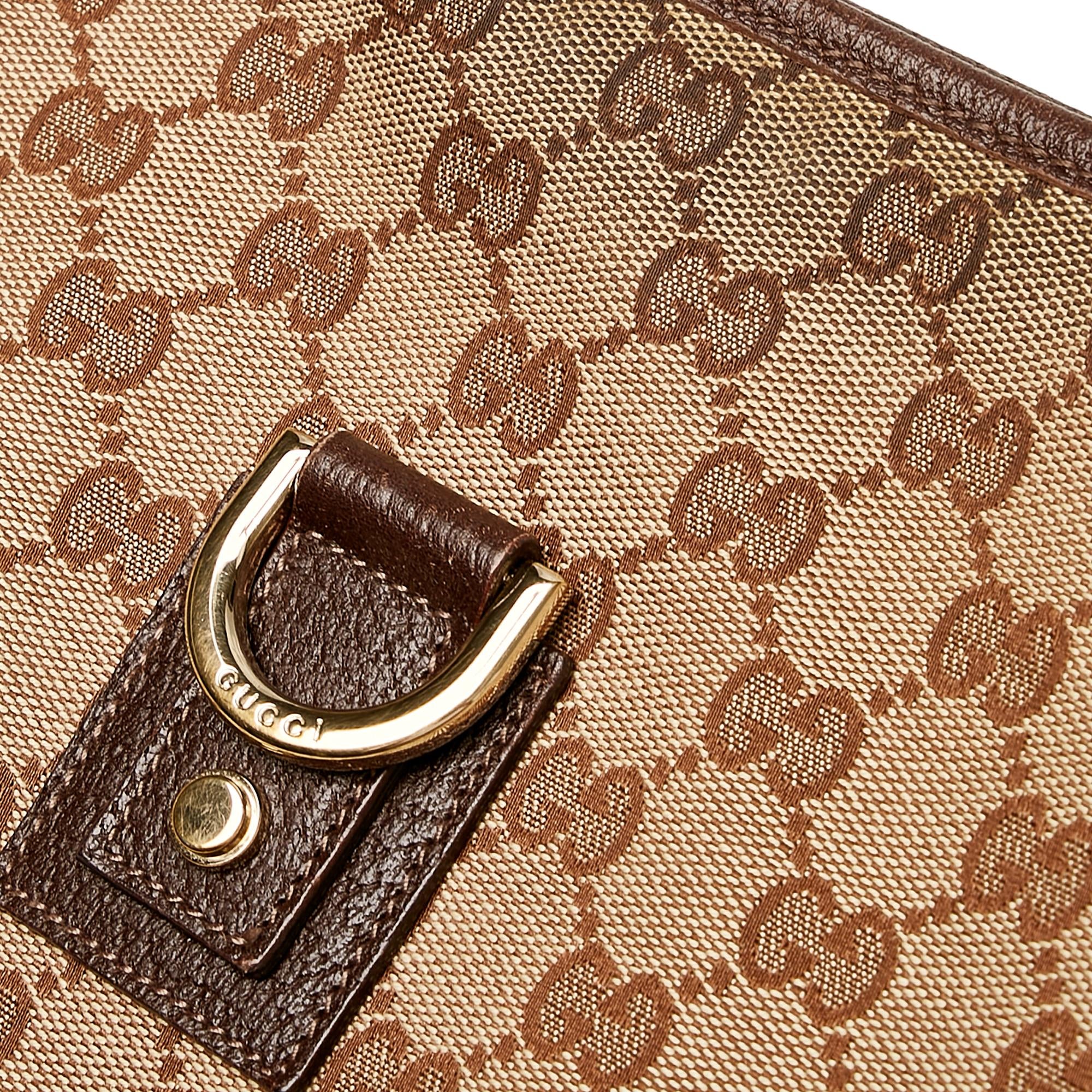 Gucci GG Canvas Abbey D-Ring Crossbody Bag (SHG-32579)