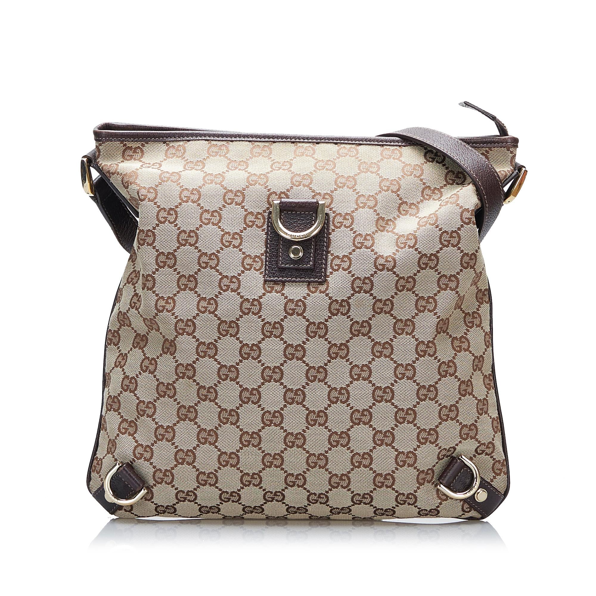 Gucci GG Canvas Abbey D-Ring Crossbody Bag (SHG-mLFI4s)