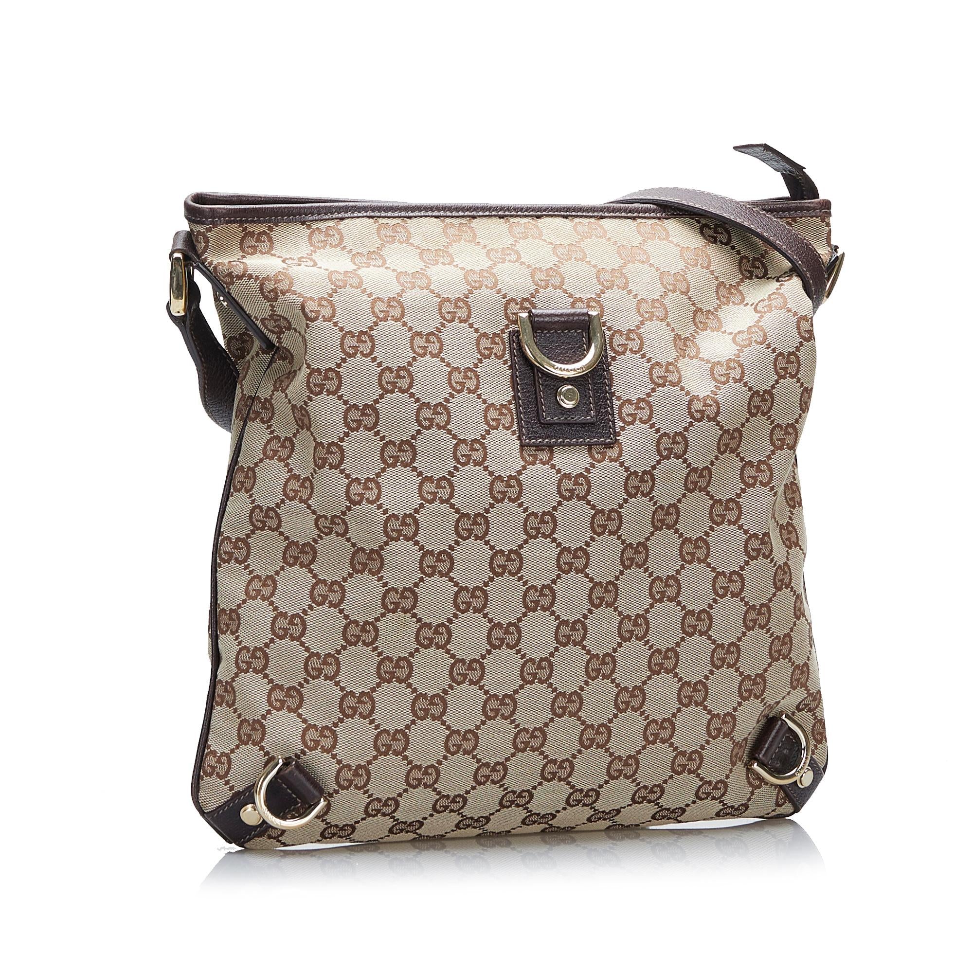 Gucci GG Canvas Abbey D-Ring Crossbody Bag (SHG-mLFI4s)