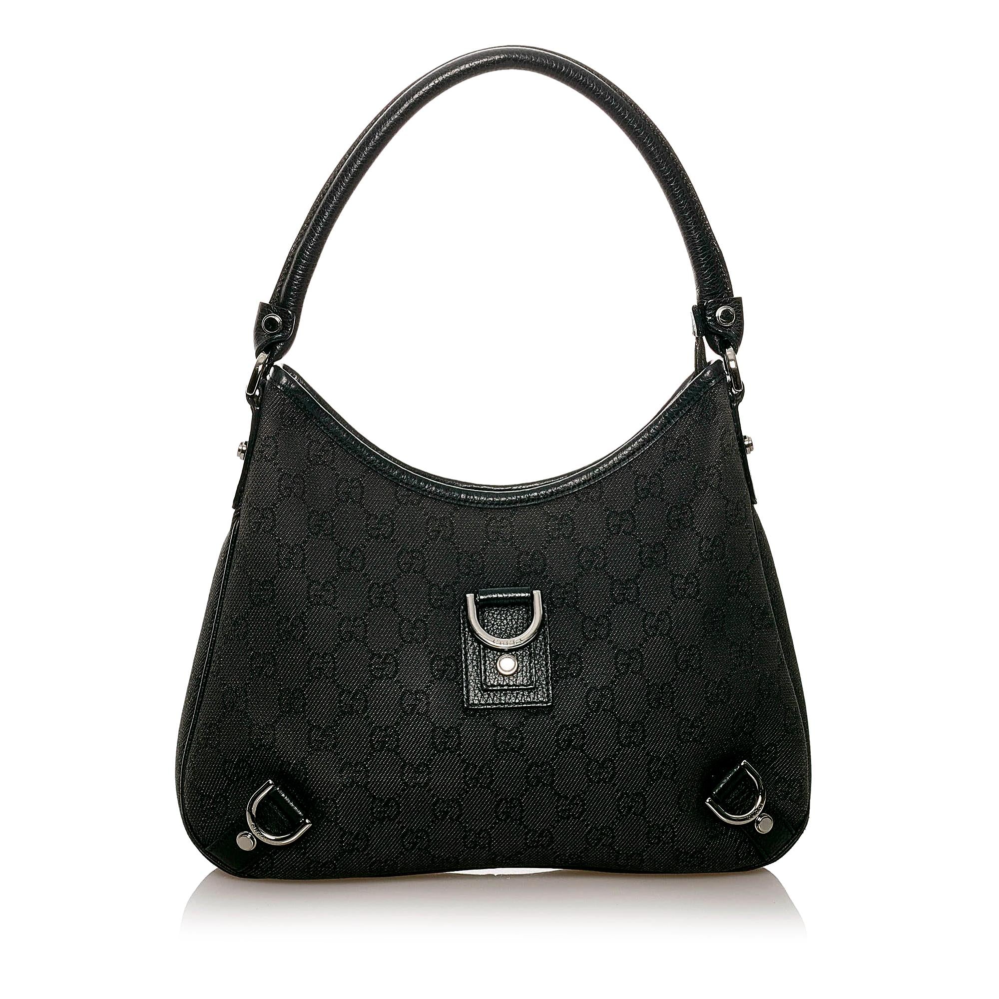 Gucci GG Canvas Abbey D-Ring Shoulder Bag (SHG-29008)