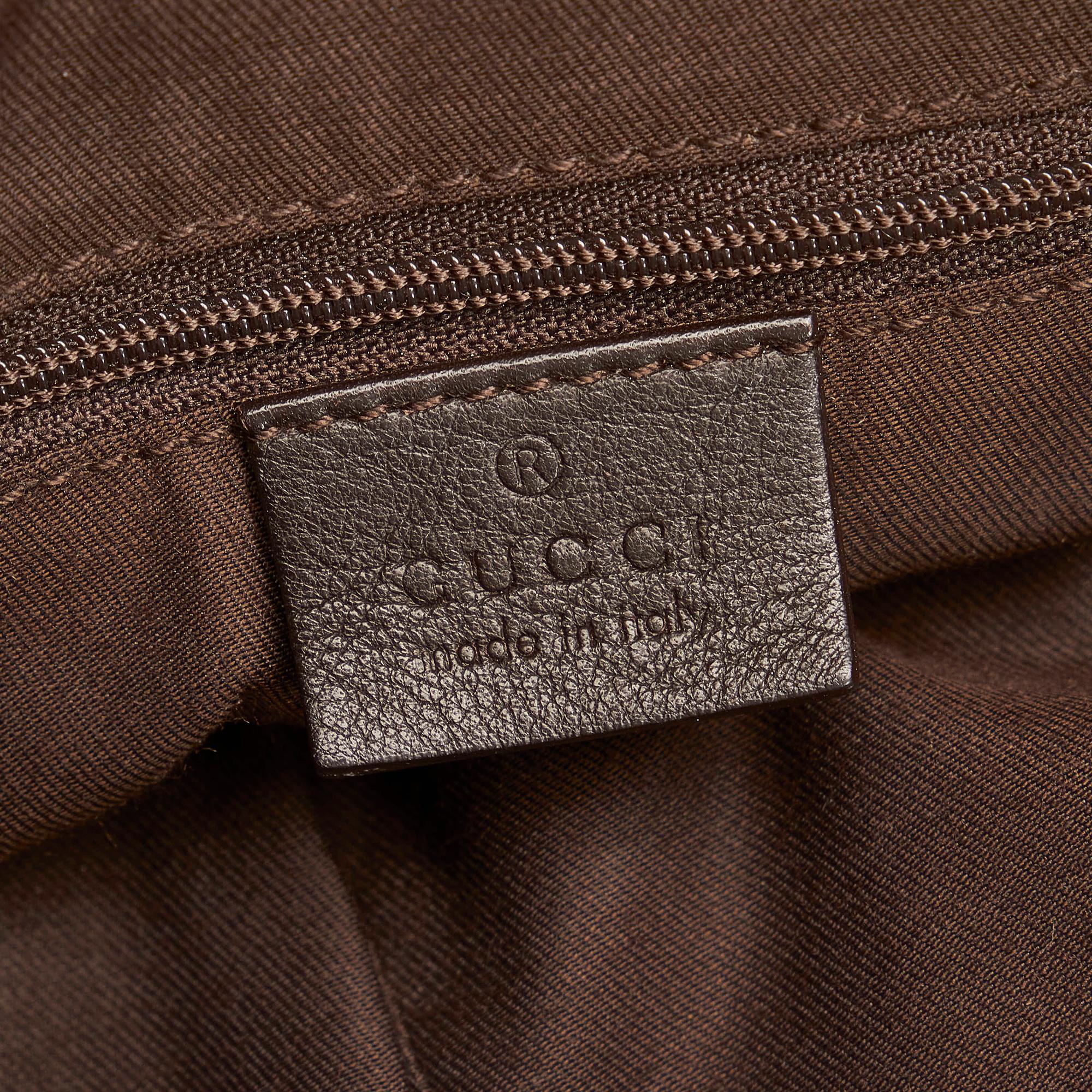 Gucci GG Canvas Abbey D-Ring Shoulder Bag (SHG-33751)