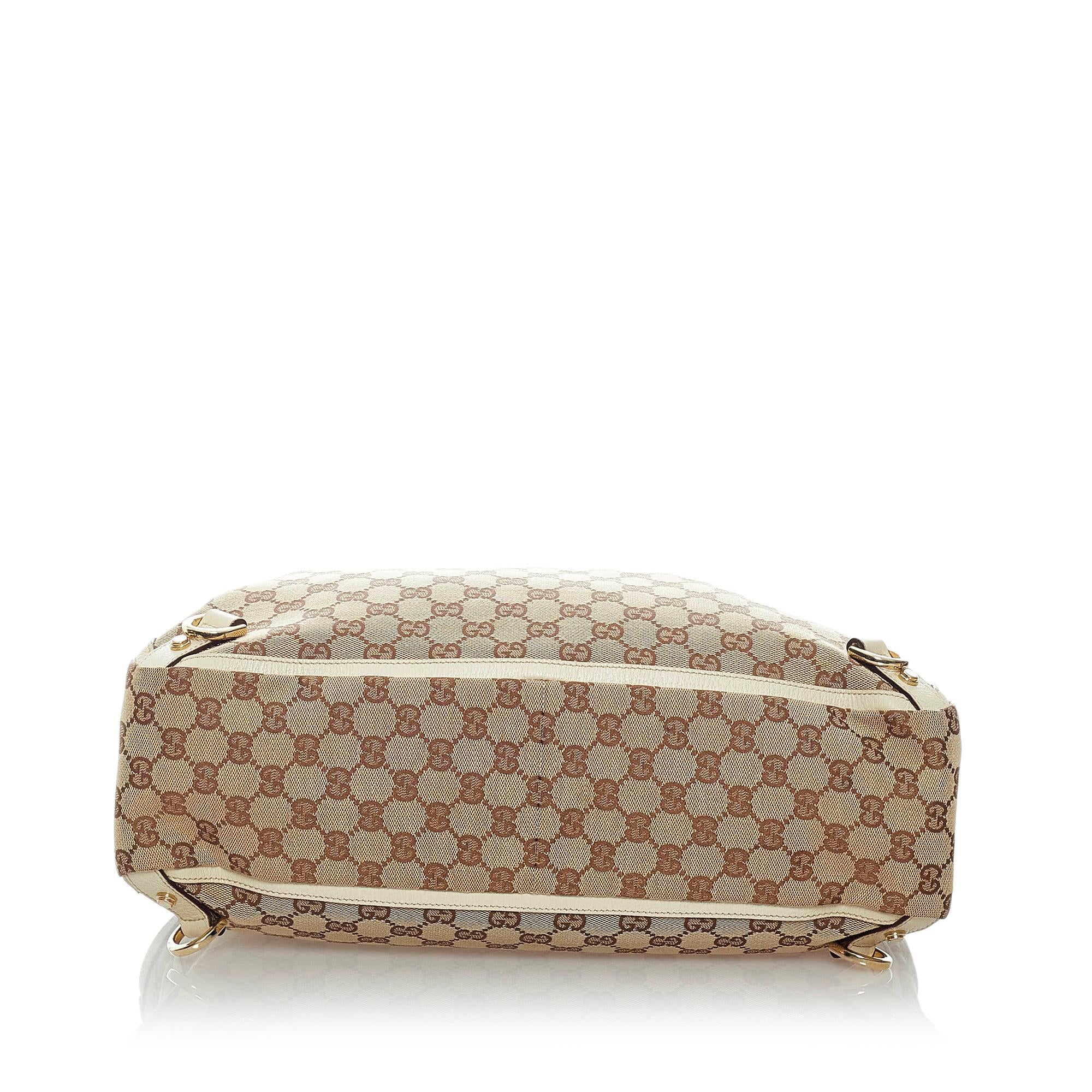 Gucci GG Canvas Abbey D- Ring Tote Bag (SHG-32548)