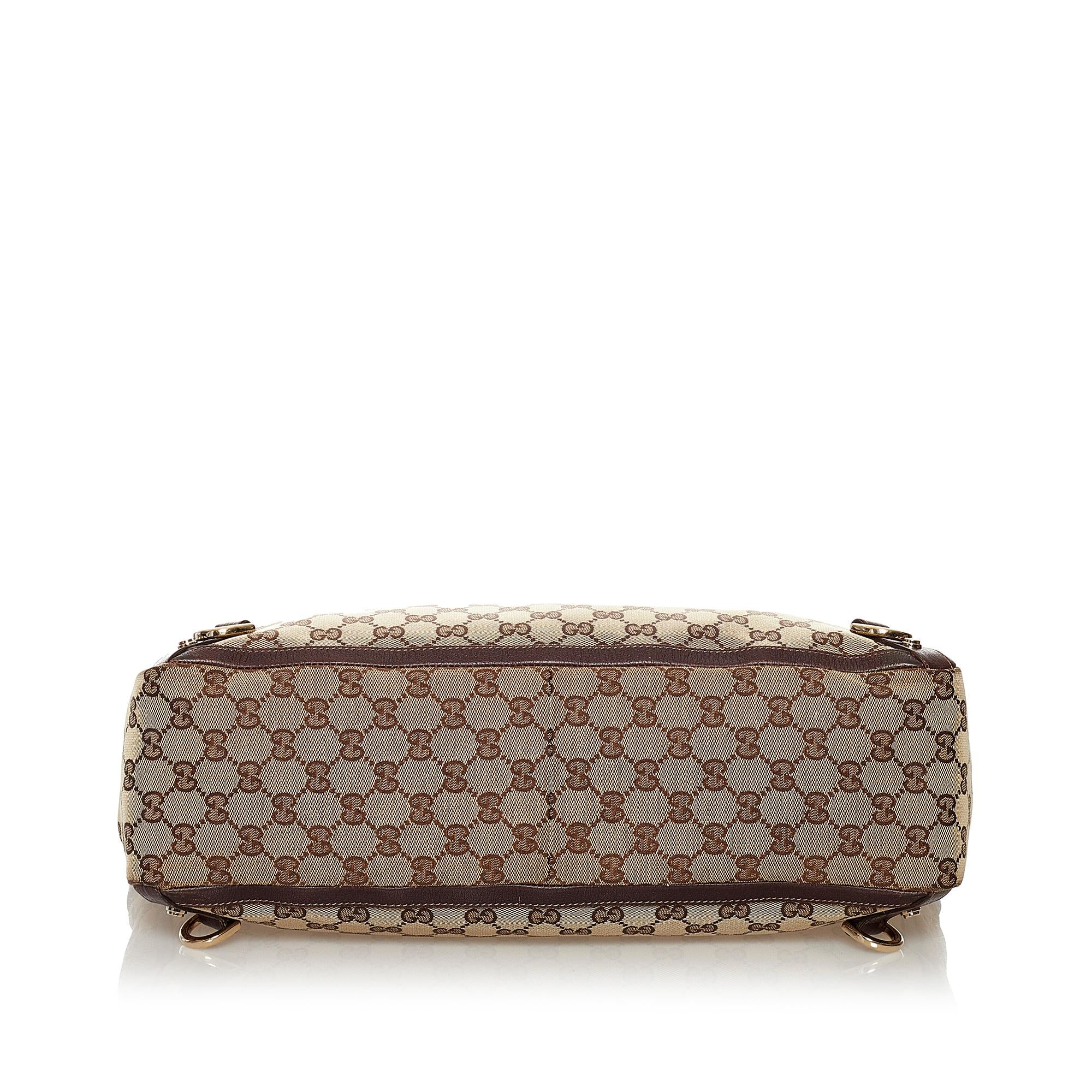 Gucci GG Canvas Abbey D-Ring Tote Bag (SHG-32696)