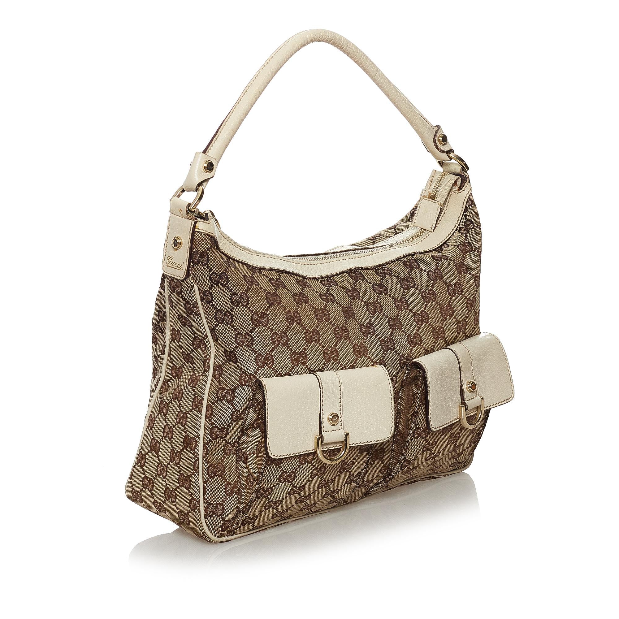 Gucci GG Canvas Abbey Shoulder Bag (SHG-32008)