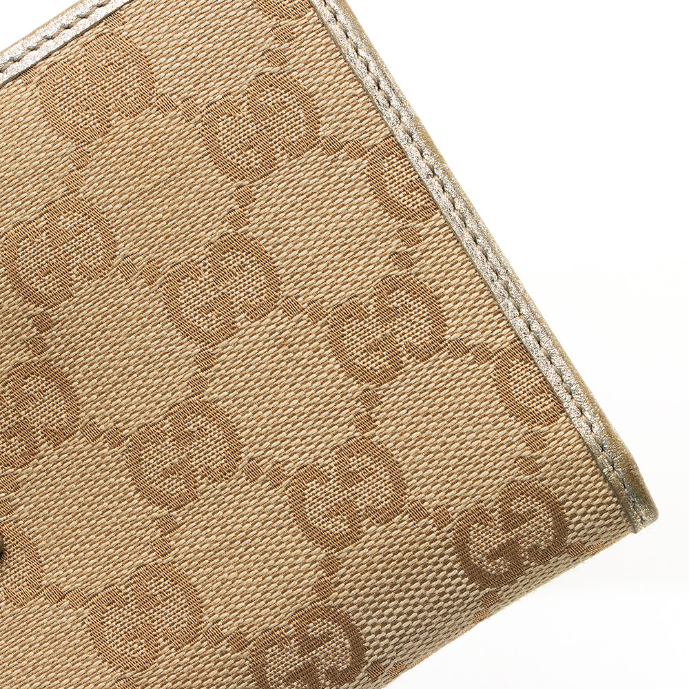 Gucci GG Canvas Abbey Wallet (SHF-20729)