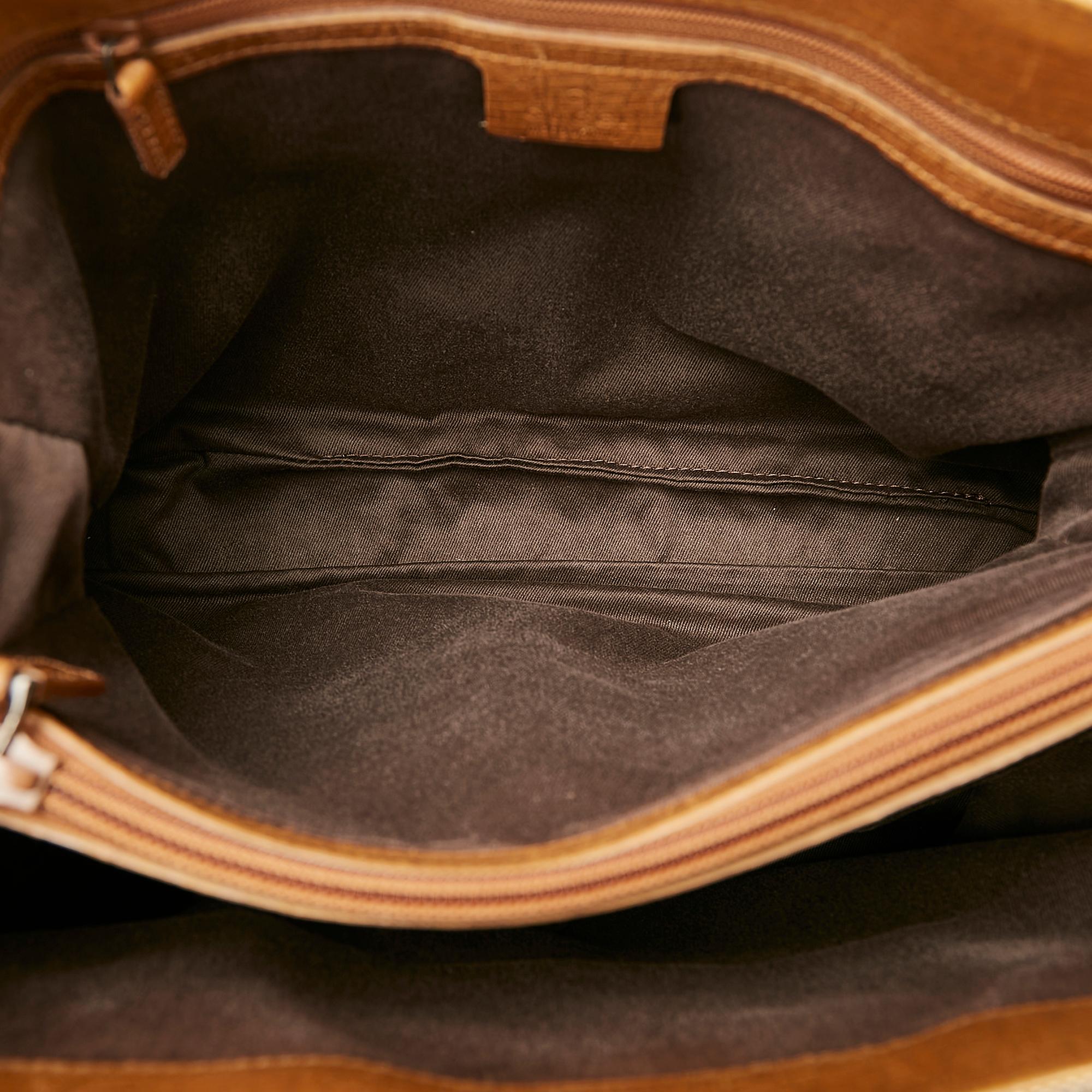 Gucci GG Canvas Bamboo Handbag (SHG-24195)