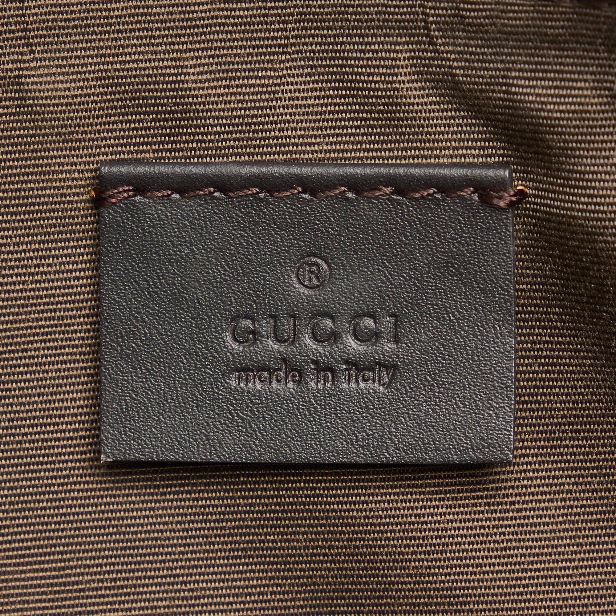 Gucci GG Canvas Boat Baguette (SHG-25344)