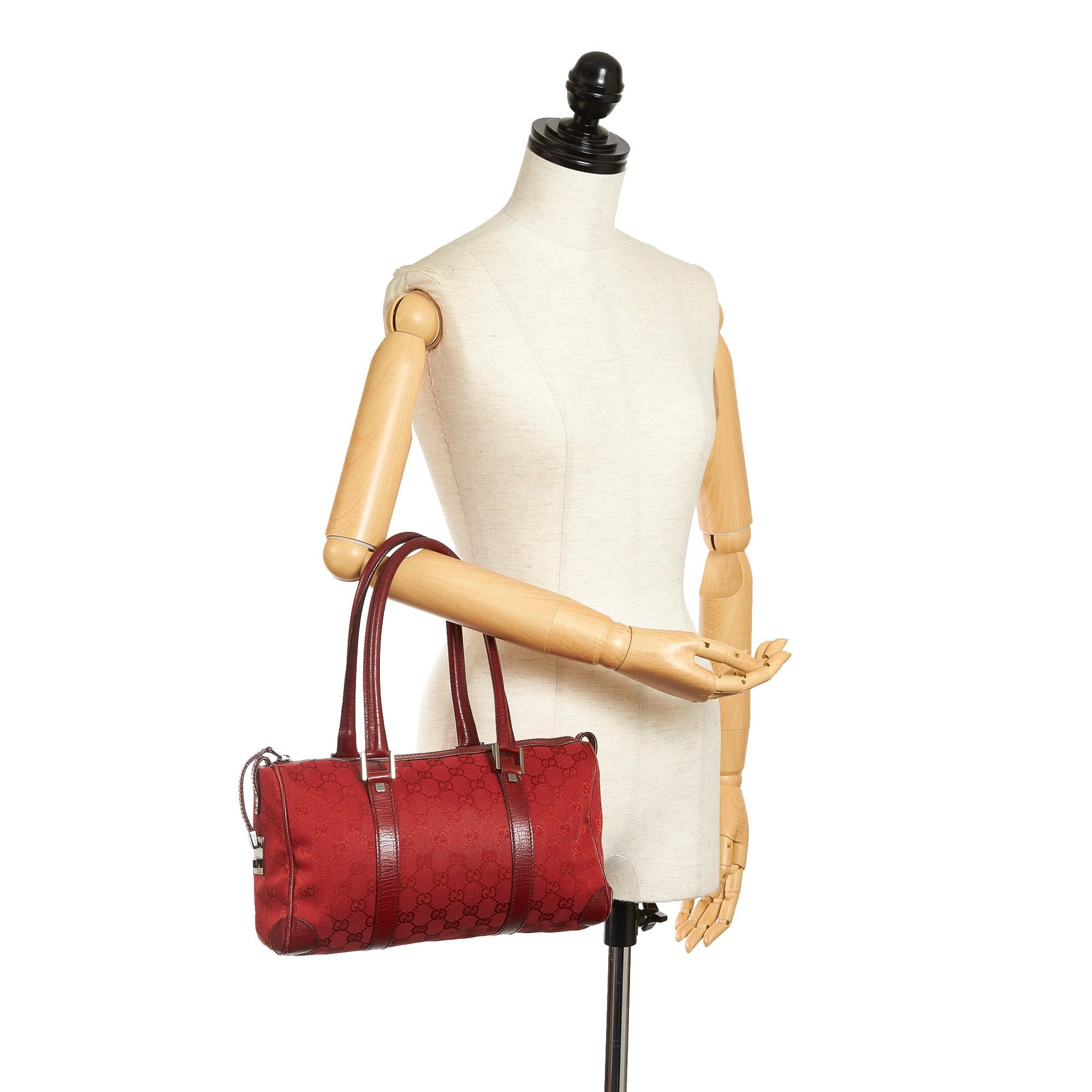 Gucci GG Canvas Boston Bag (SHG-36178)