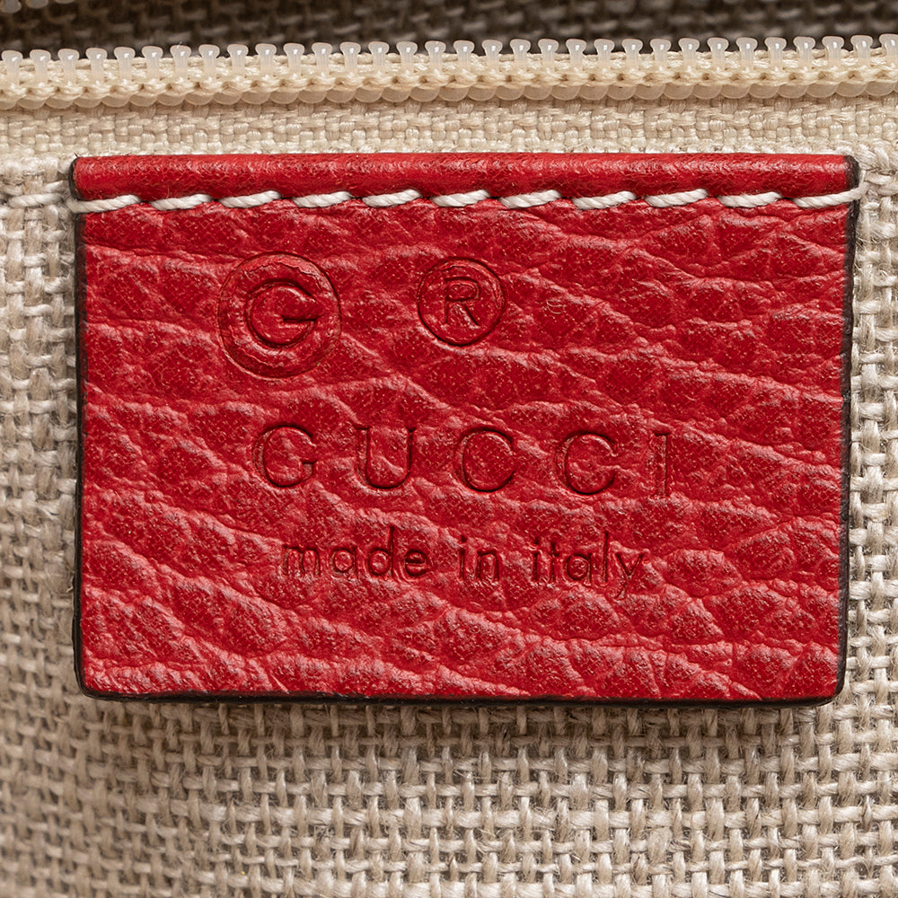 Gucci GG Canvas Bree Dome Shoulder Bag (SHF-20626)