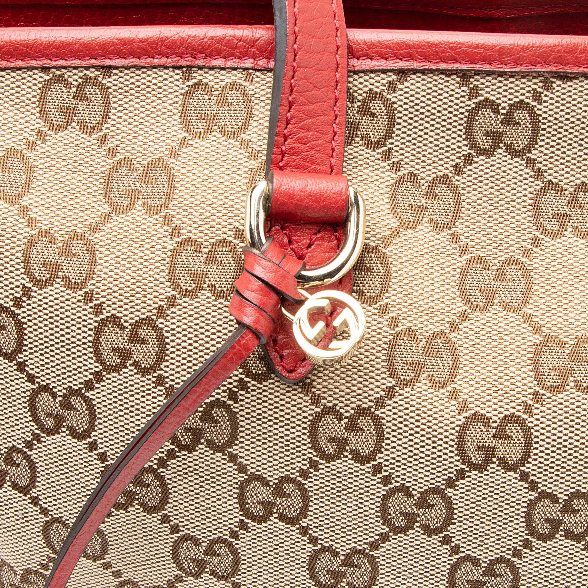 Gucci GG Canvas Bree Medium Tote (SHF-23262)