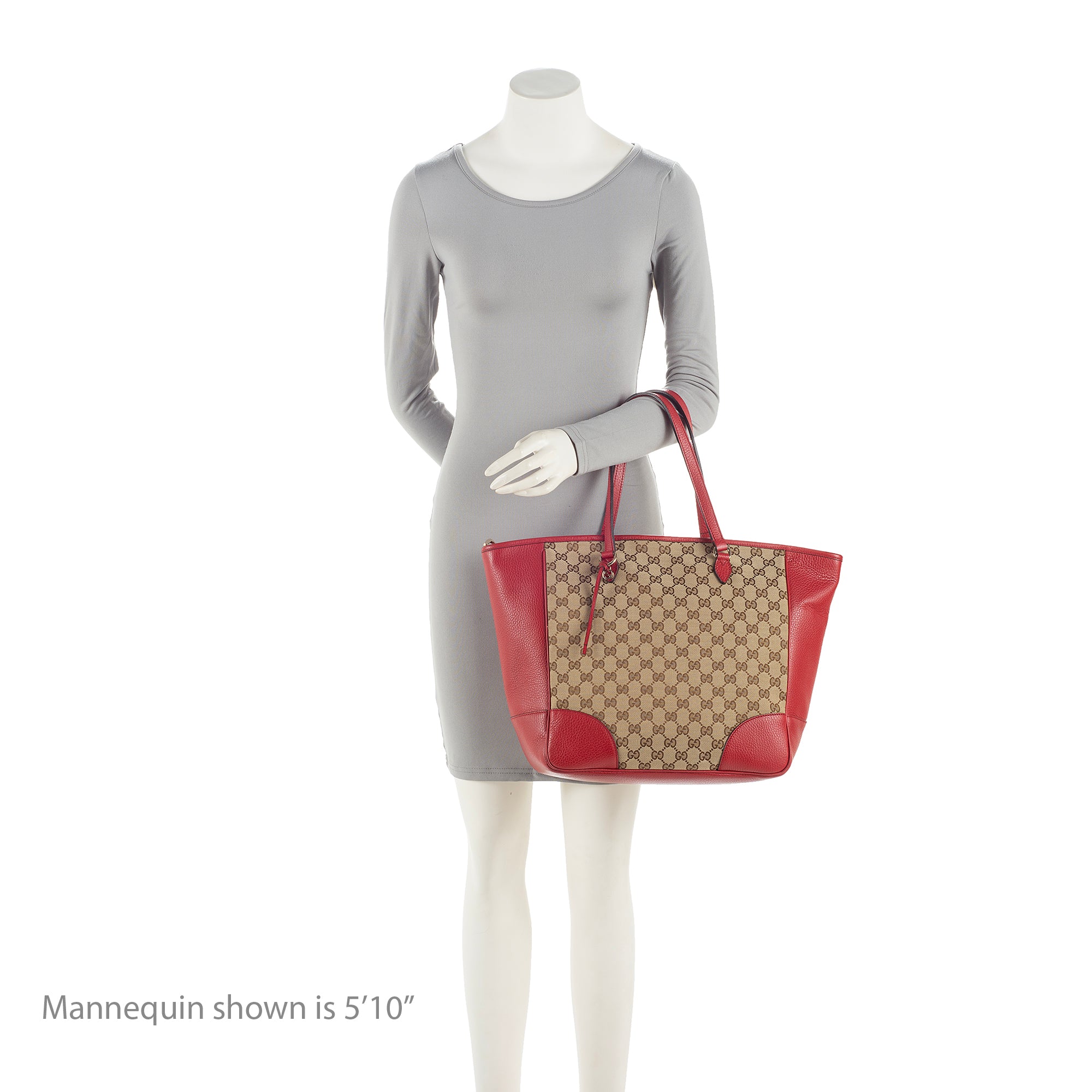 Gucci GG Canvas Bree Medium Tote (SHF-23262)