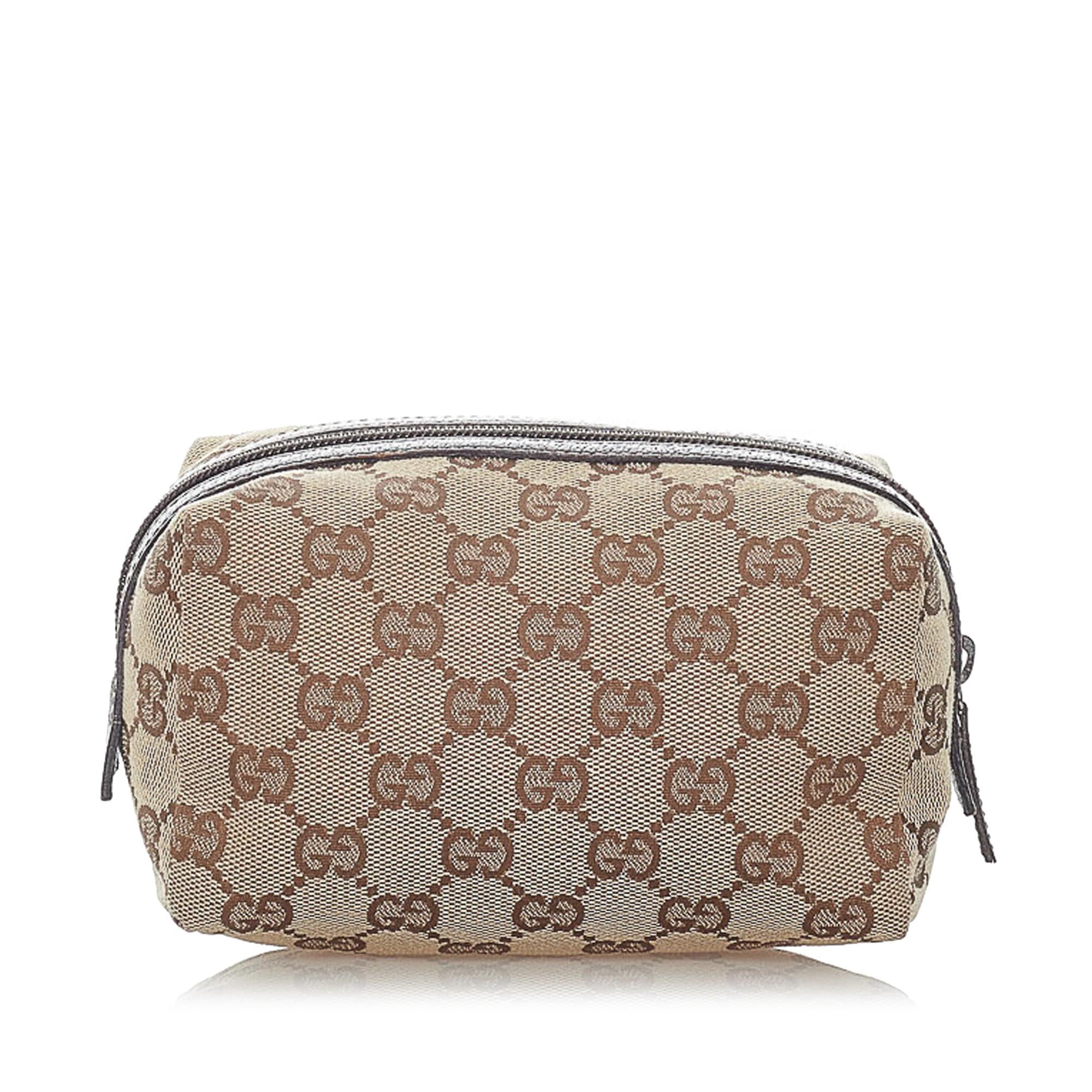 Gucci GG Canvas Cosmetic Pouch (SHG-32430)