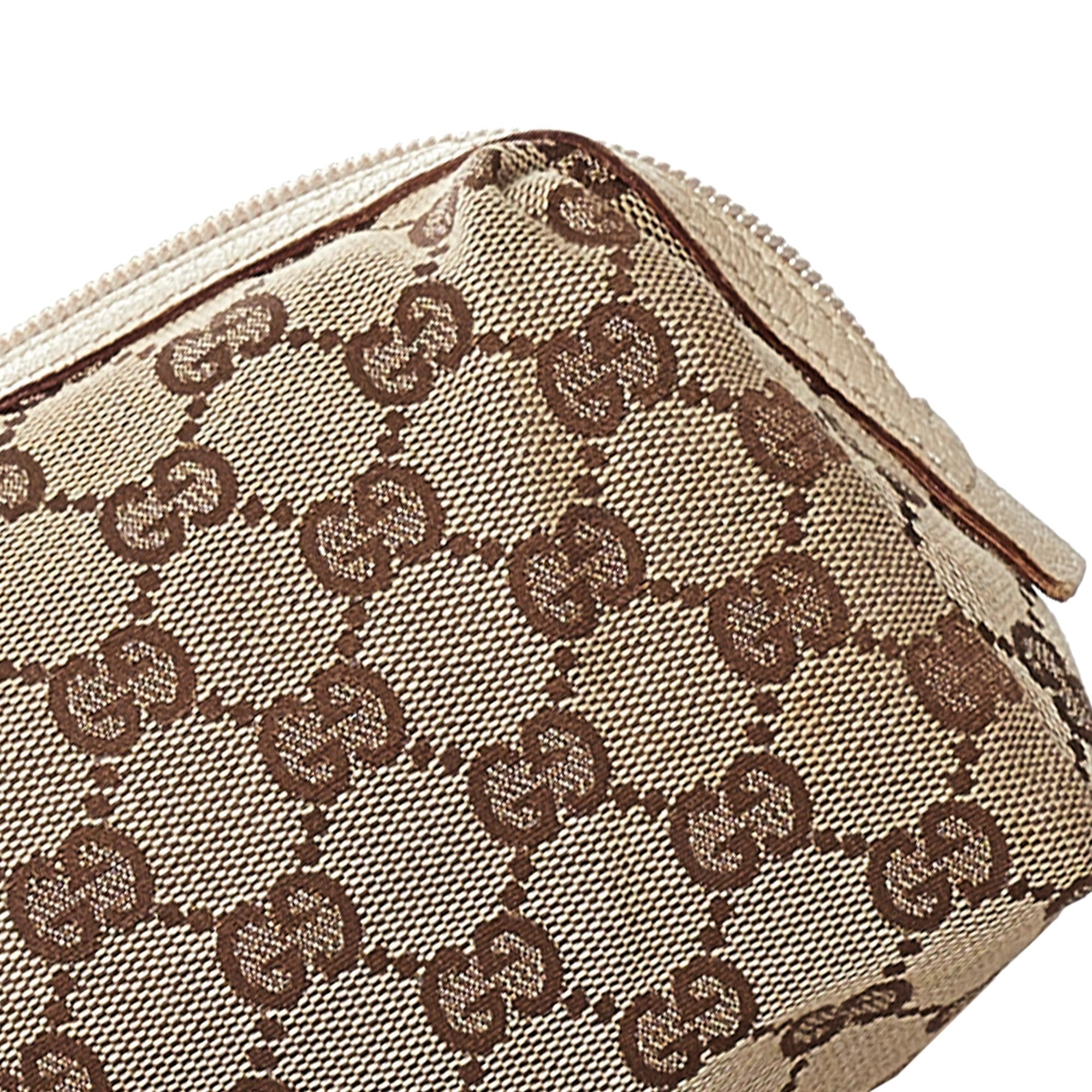 Gucci GG Canvas Cosmetic Pouch (SHG-32649)