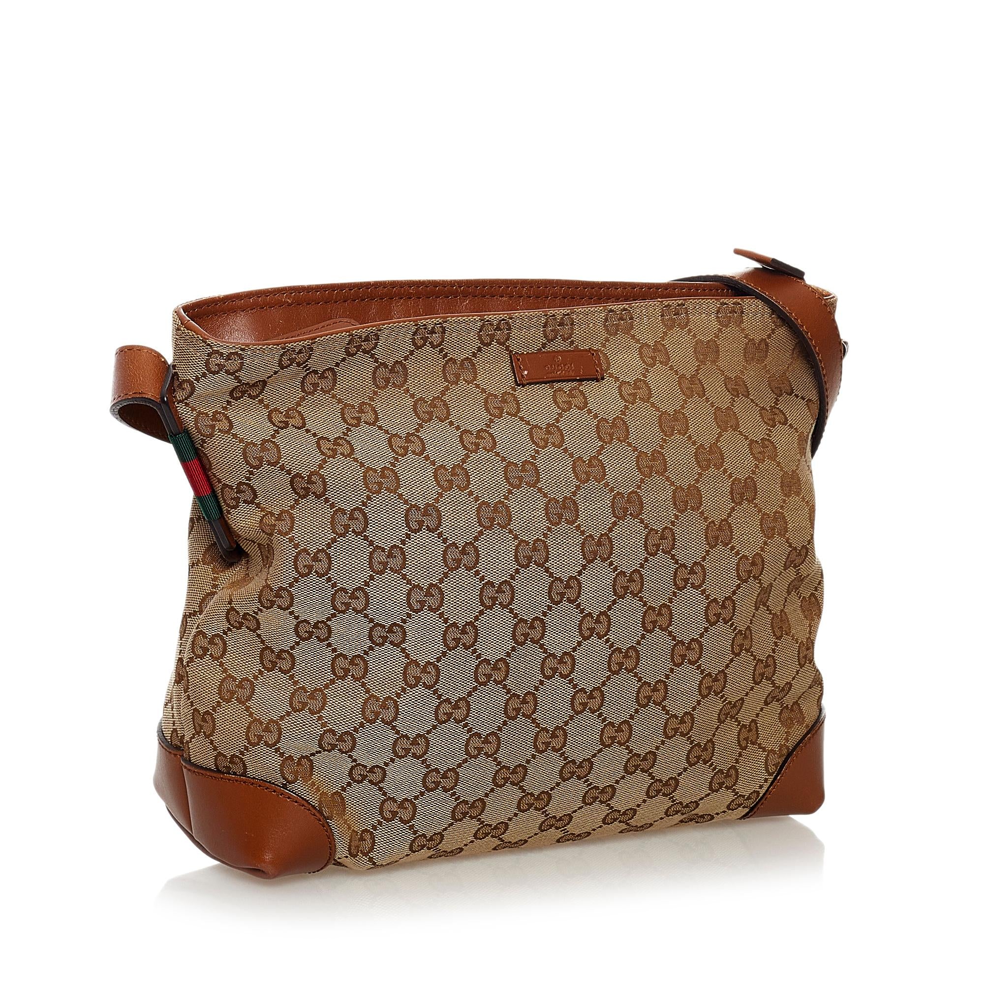 Gucci GG Canvas Crossbody Bag (SHG-32257)