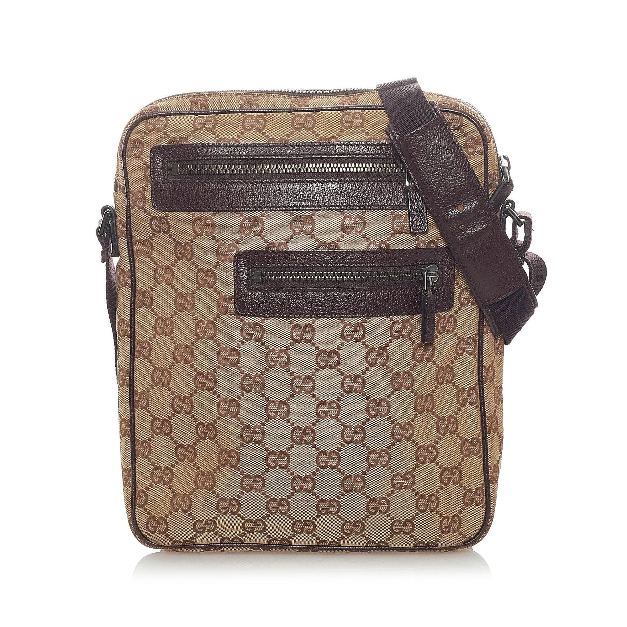 Gucci GG Canvas Crossbody Bag (SHG-32837)