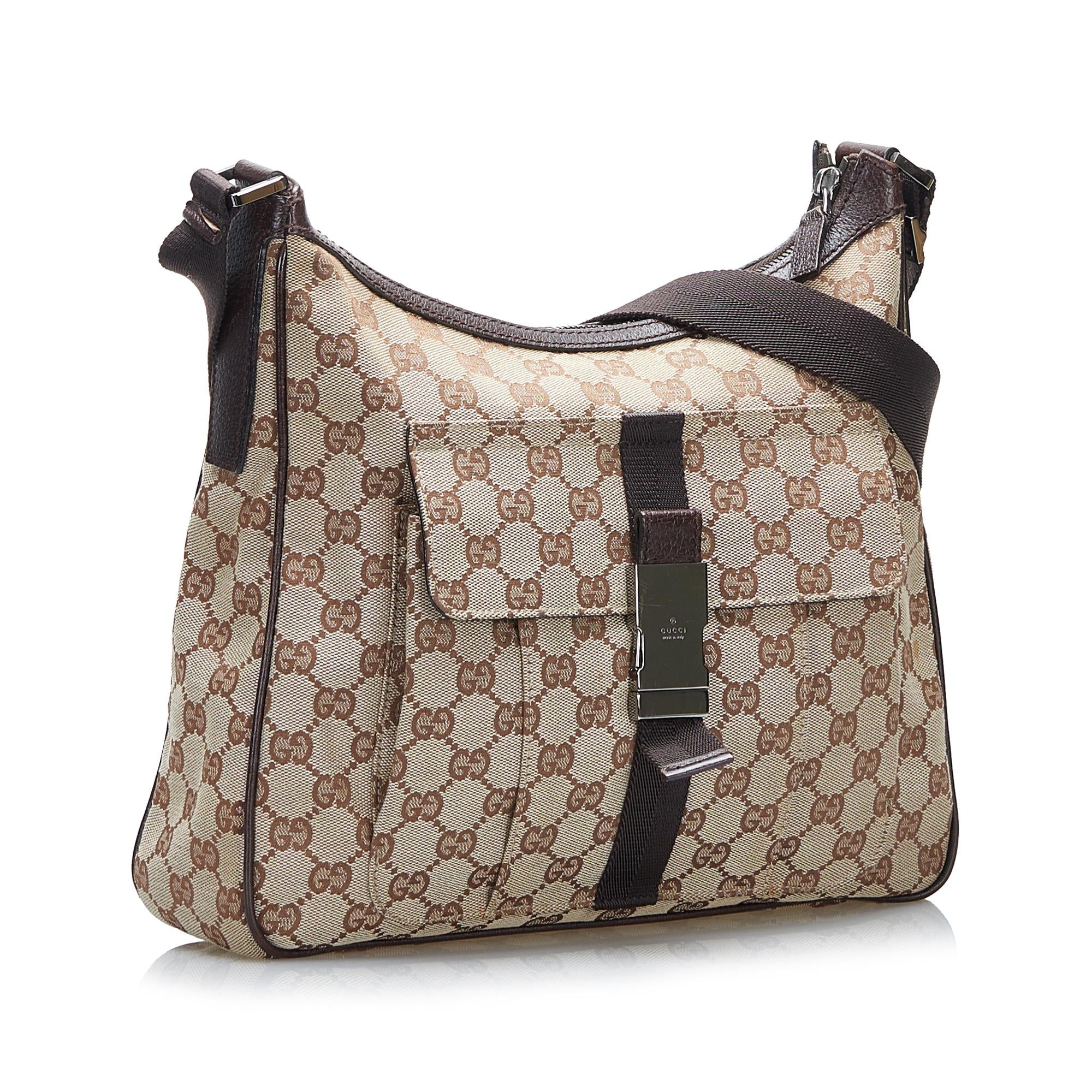 Gucci GG Canvas Crossbody (SHG-37941)