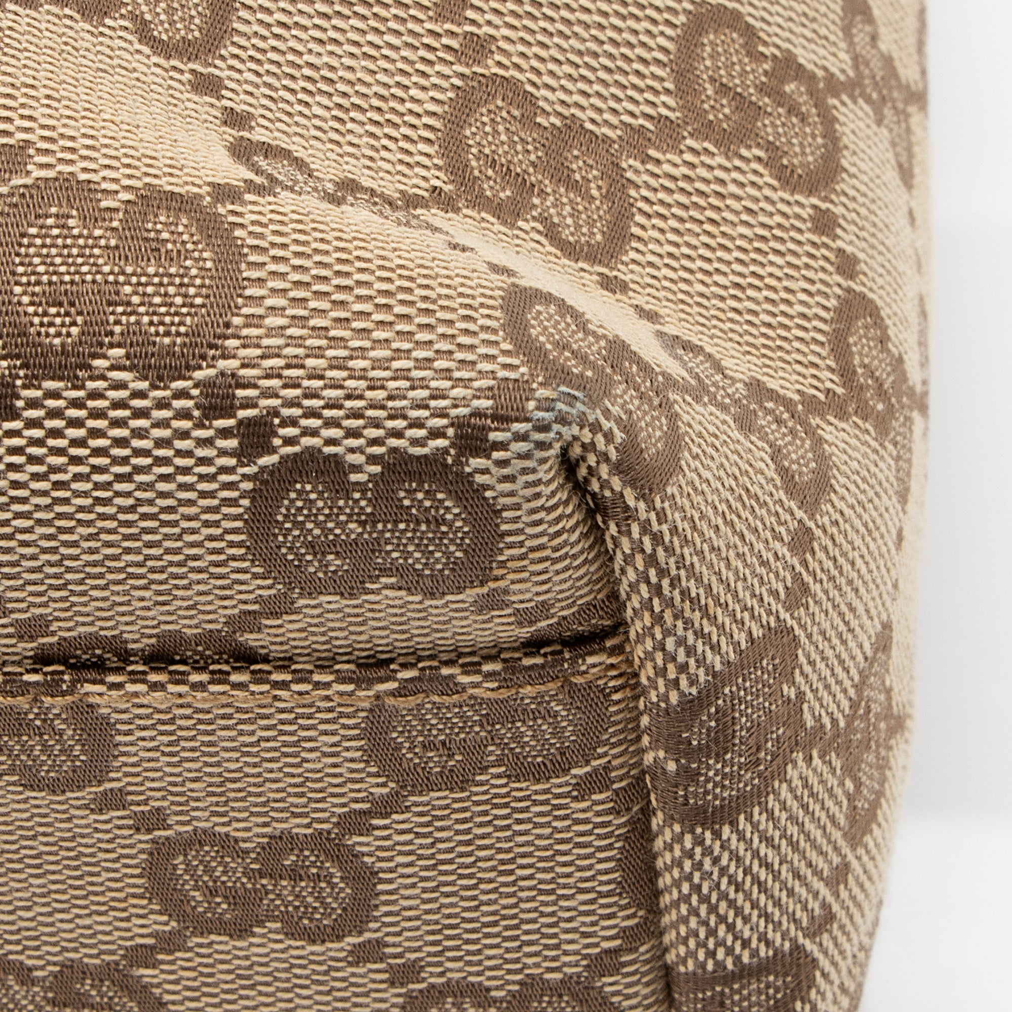 Gucci GG Canvas Double Pocket Tote (SHF-23270)