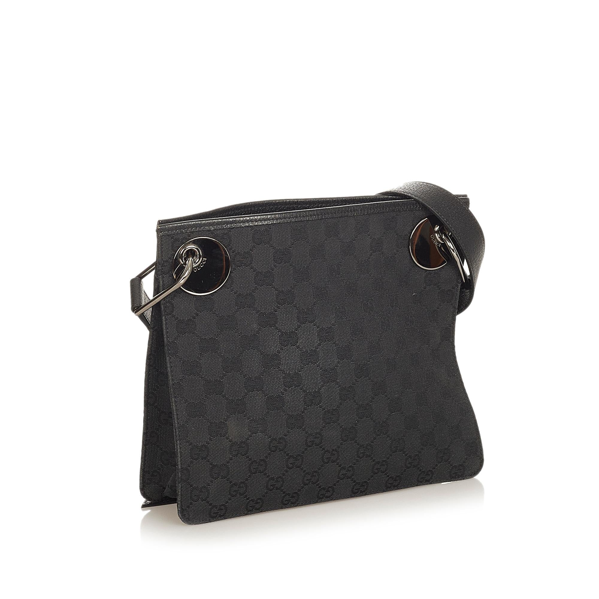 Gucci GG Canvas Eclipse Crossbody Bag (SHG-24995)