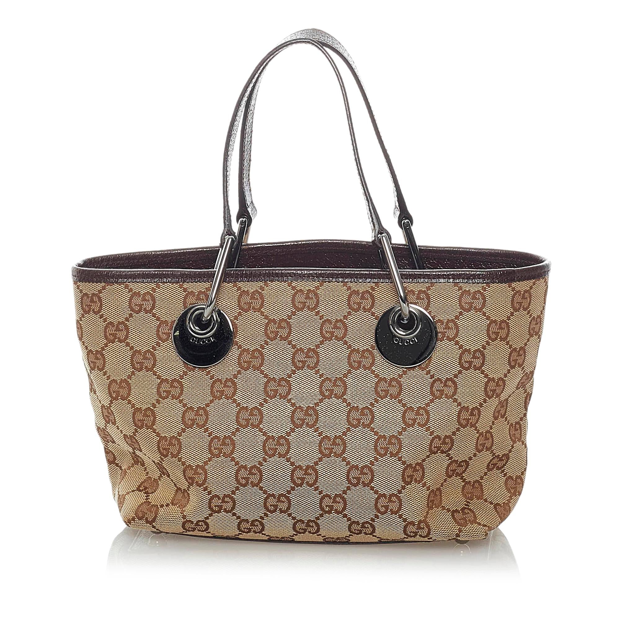 Gucci GG Canvas Eclipse Mini Handbag (SHG-32069)