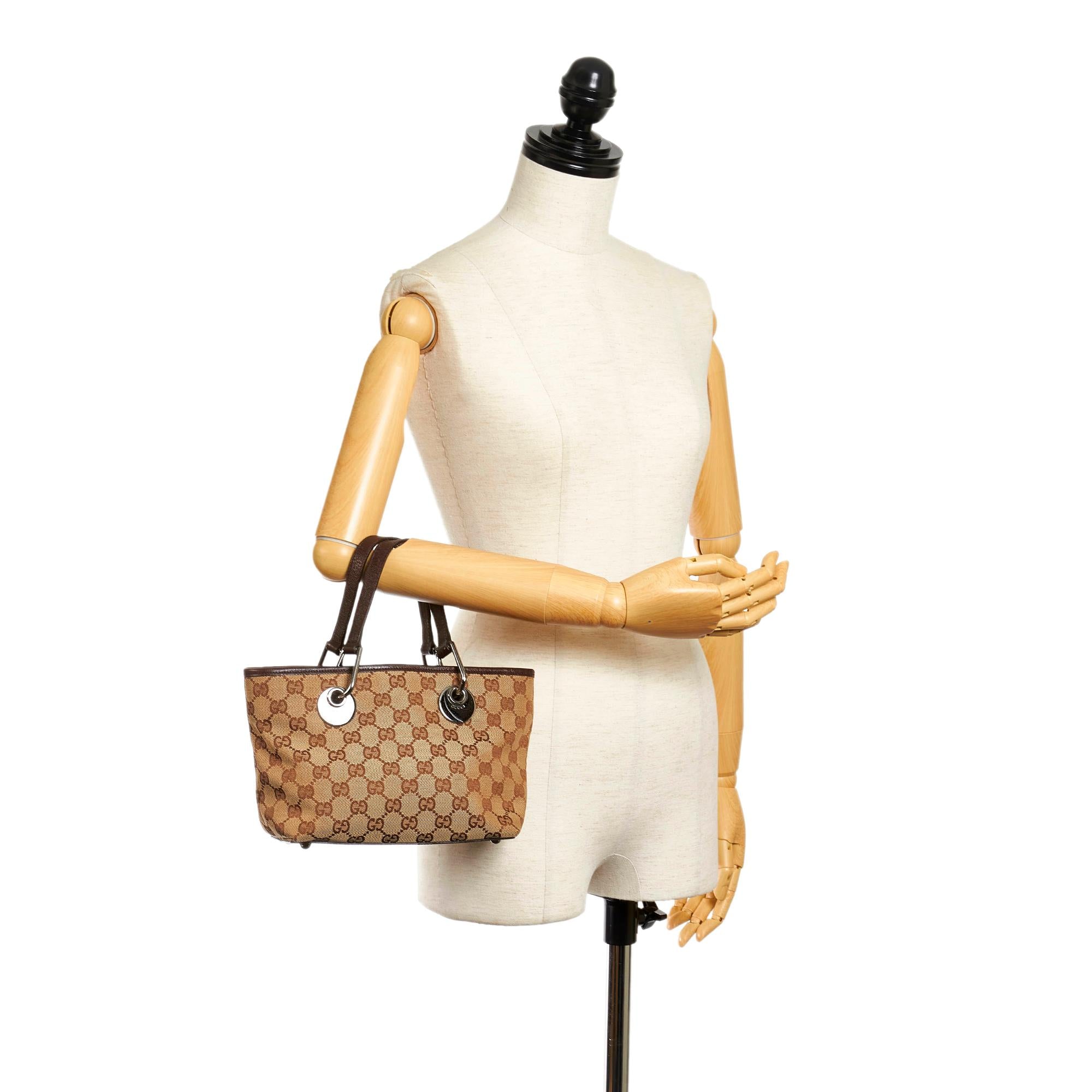 Gucci GG Canvas Eclipse Mini Handbag (SHG-32069)