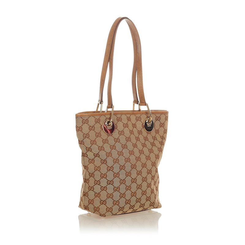 Gucci GG Canvas Eclipse Shoulder Bag (SHG-26534)