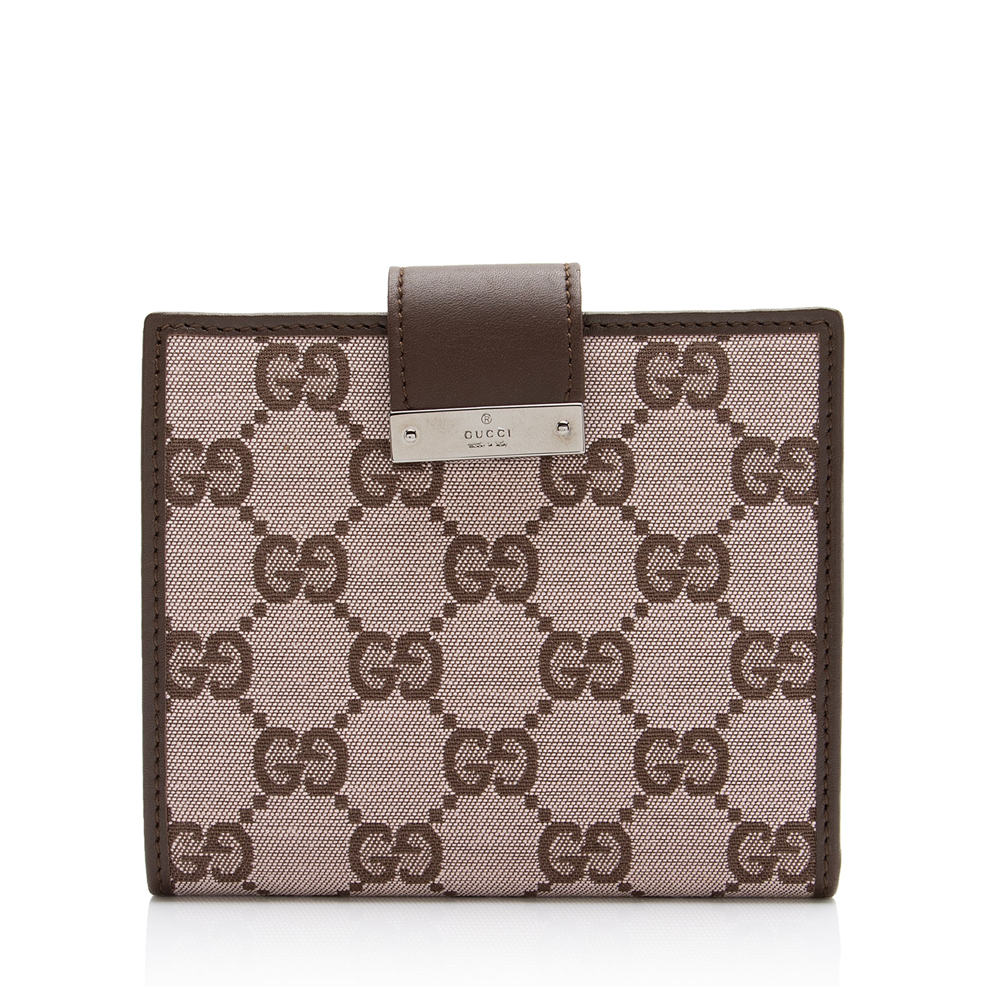 Gucci GG Canvas French Wallet (SHF-23529)