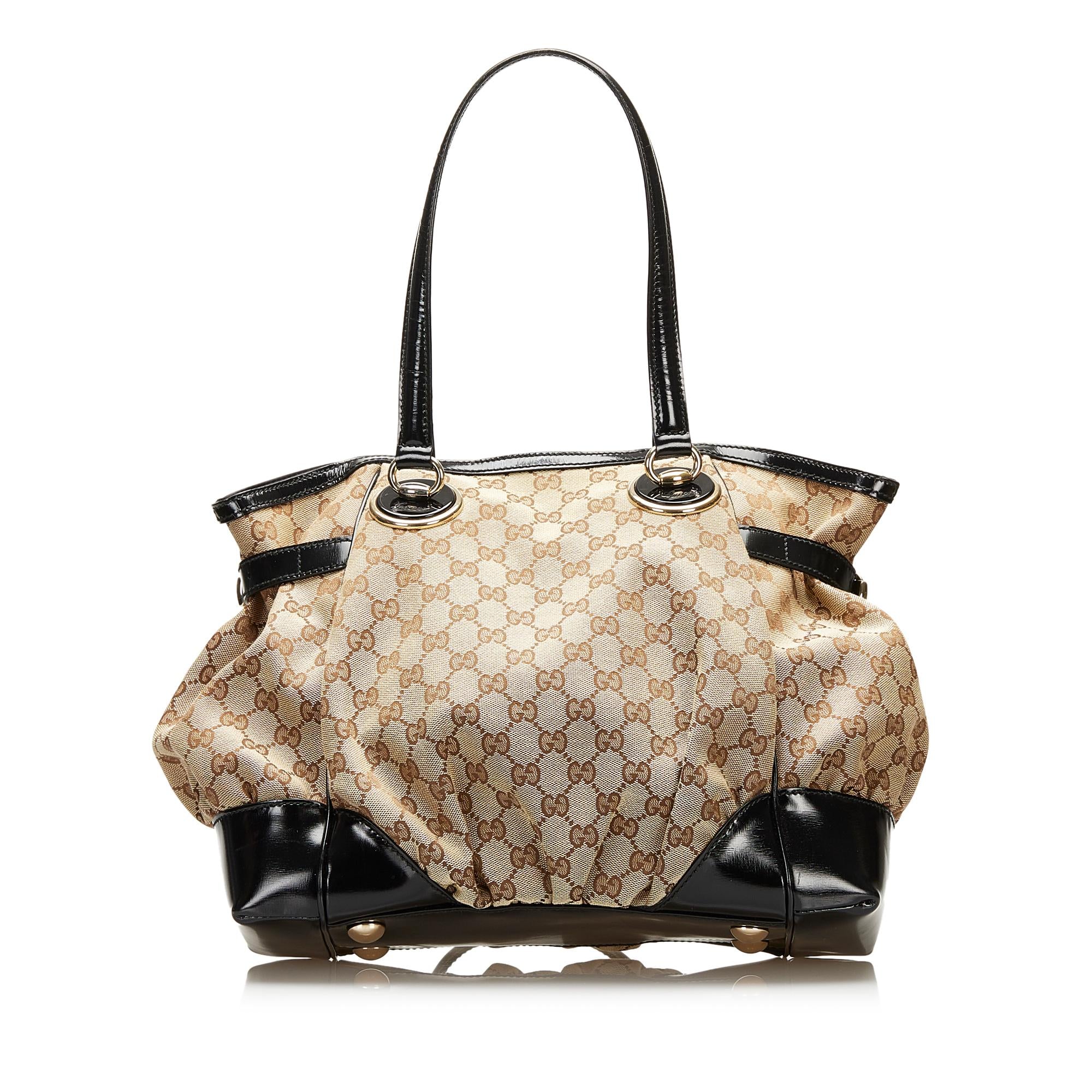 Gucci GG Canvas Full Moon Tote Bag (SHG-36496)