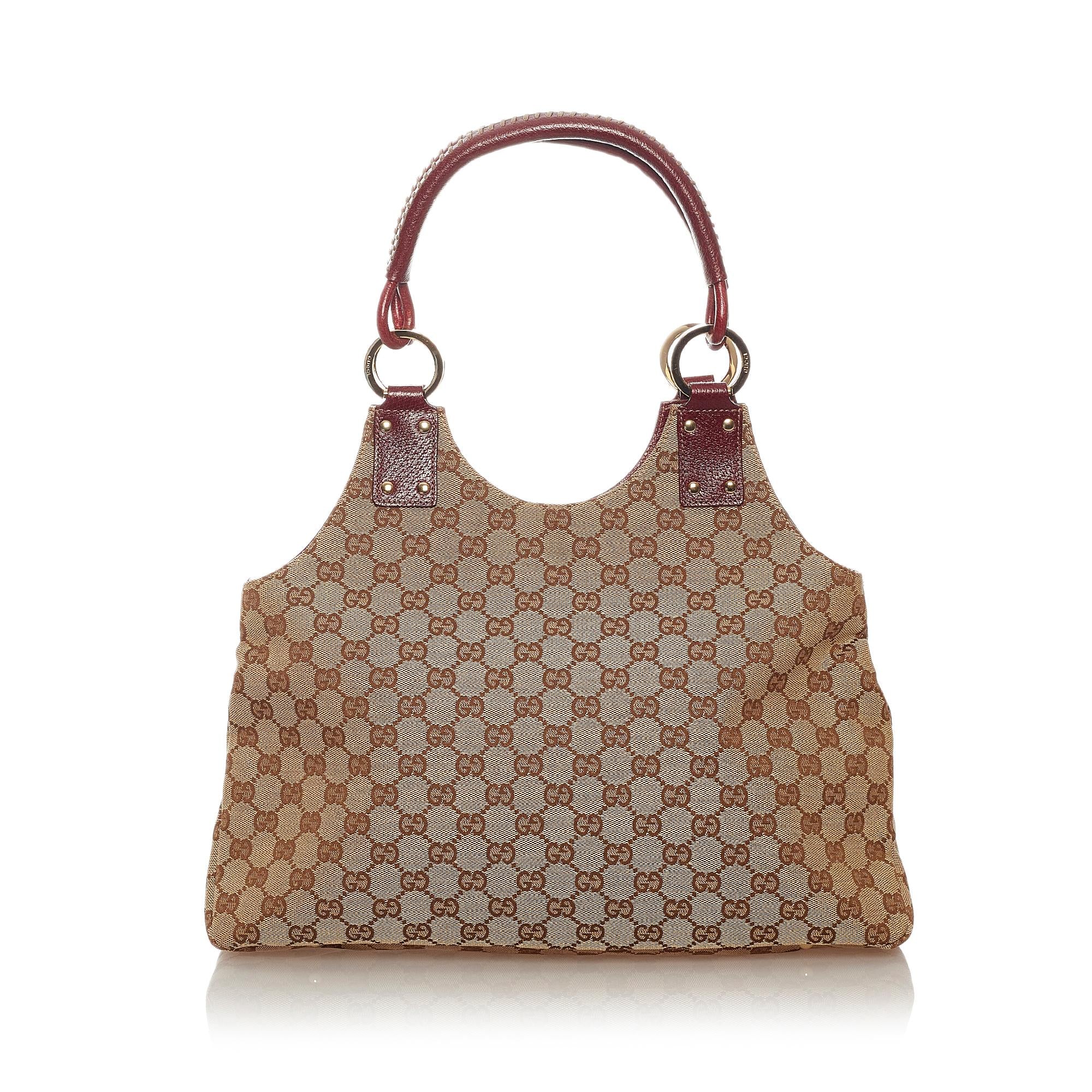 Gucci GG Canvas Handbag (SHG-27547)