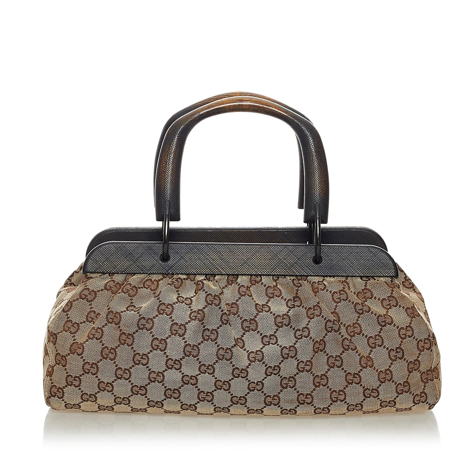 Gucci GG Canvas Handbag (SHG-28110)