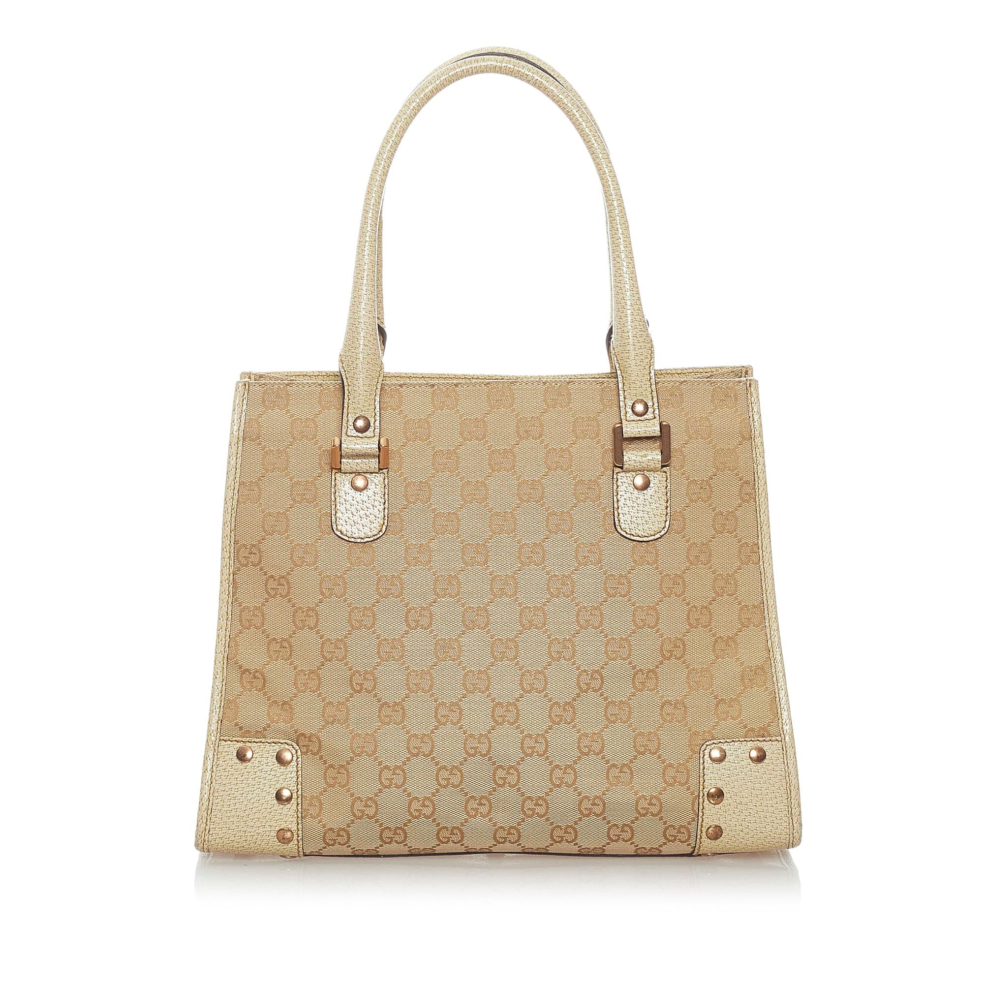 Gucci GG Canvas Handbag (SHG-32328)